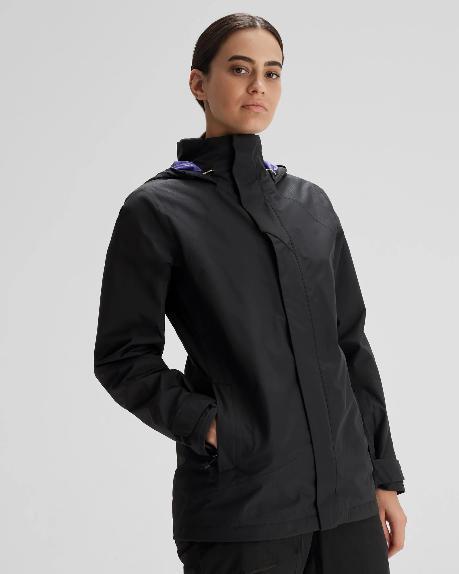 Women's PWDR-Days 2L 3-in-1 Snow Jacket - Black Stingray/Dark Horizon - Image 3