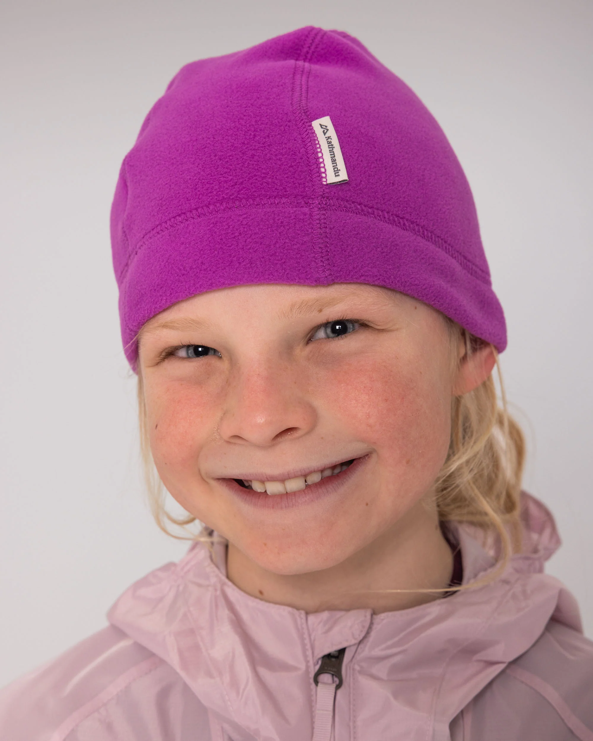 Kids' Ridge 100 Primaloft Fleece Beanie - Vivid Purple