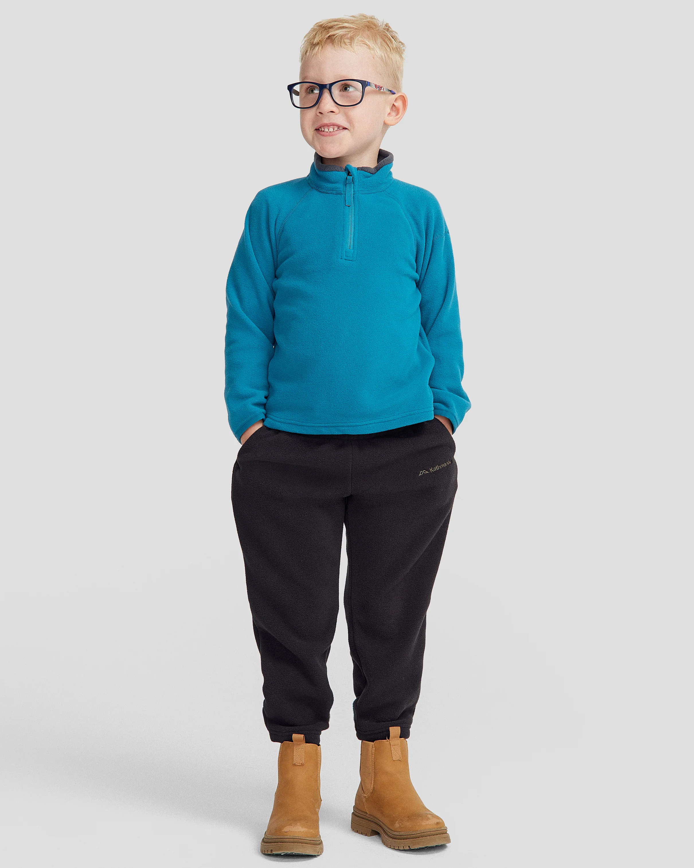 Kids Ridge 100 Primaloft Pullover - Dark Eddy - Image 7