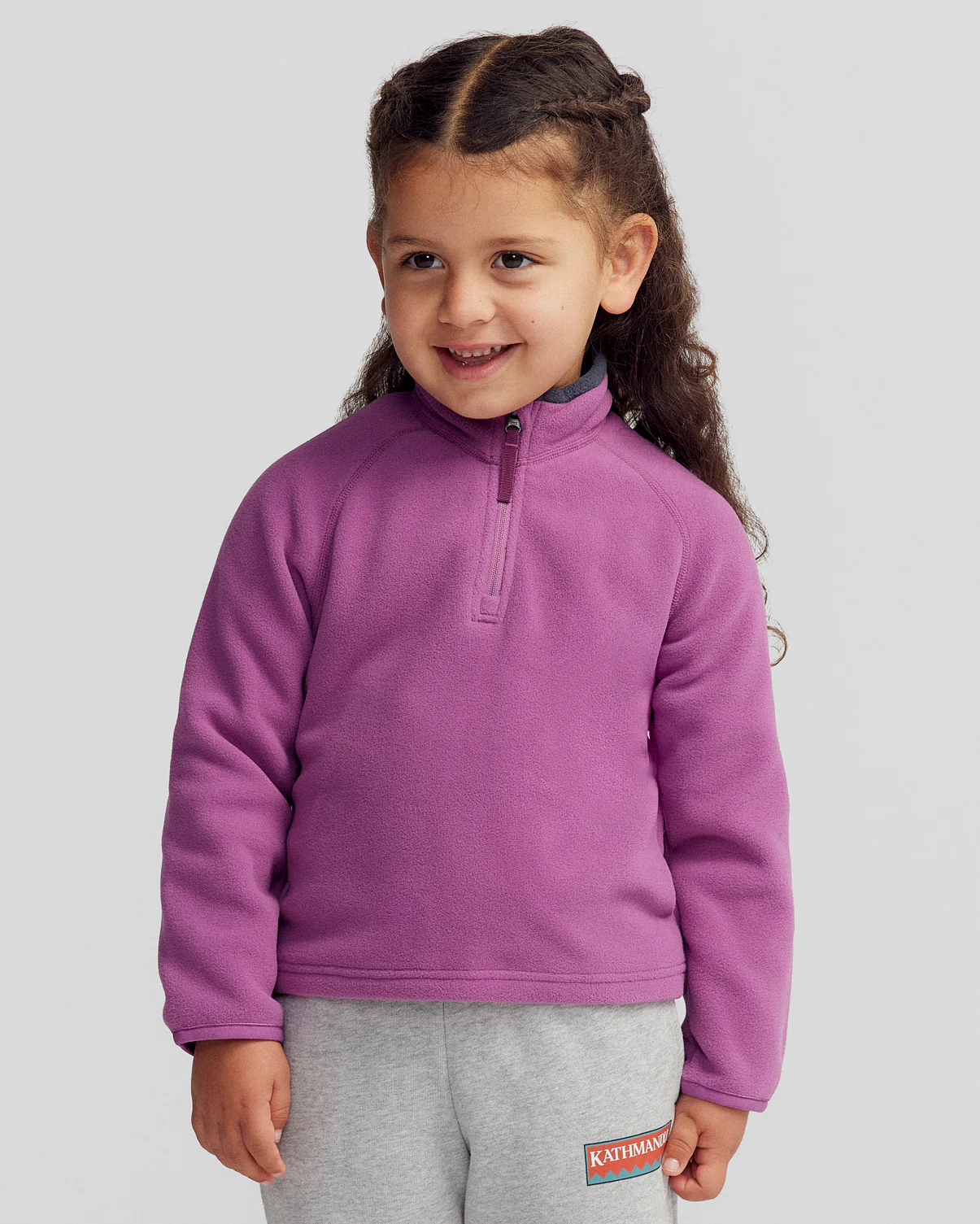 Kids' Ridge 100 PrimaLoft Bio Pullover - Washed Berry