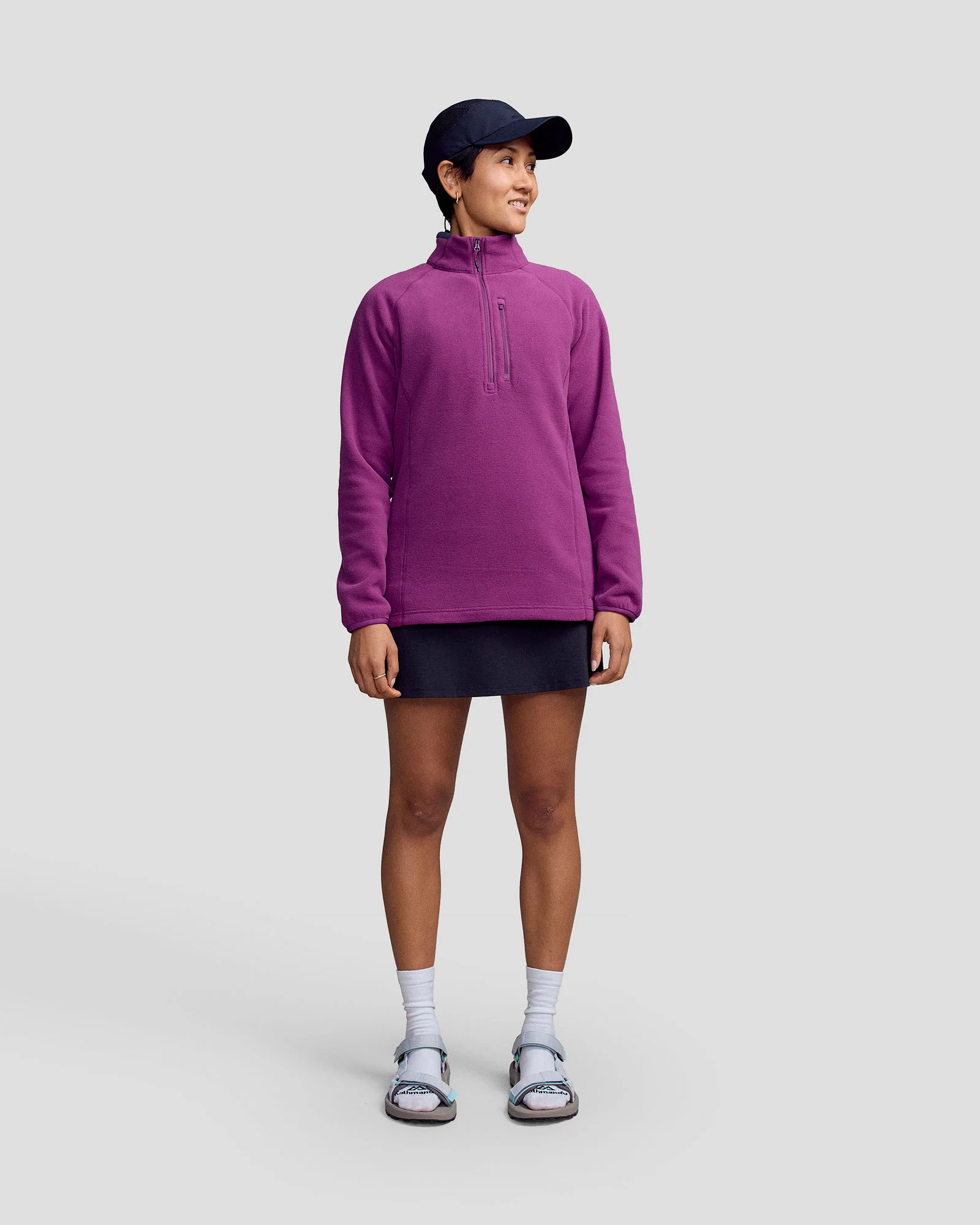 Women's Ridge 100 Primaloft Pullover - Berry - Image 2