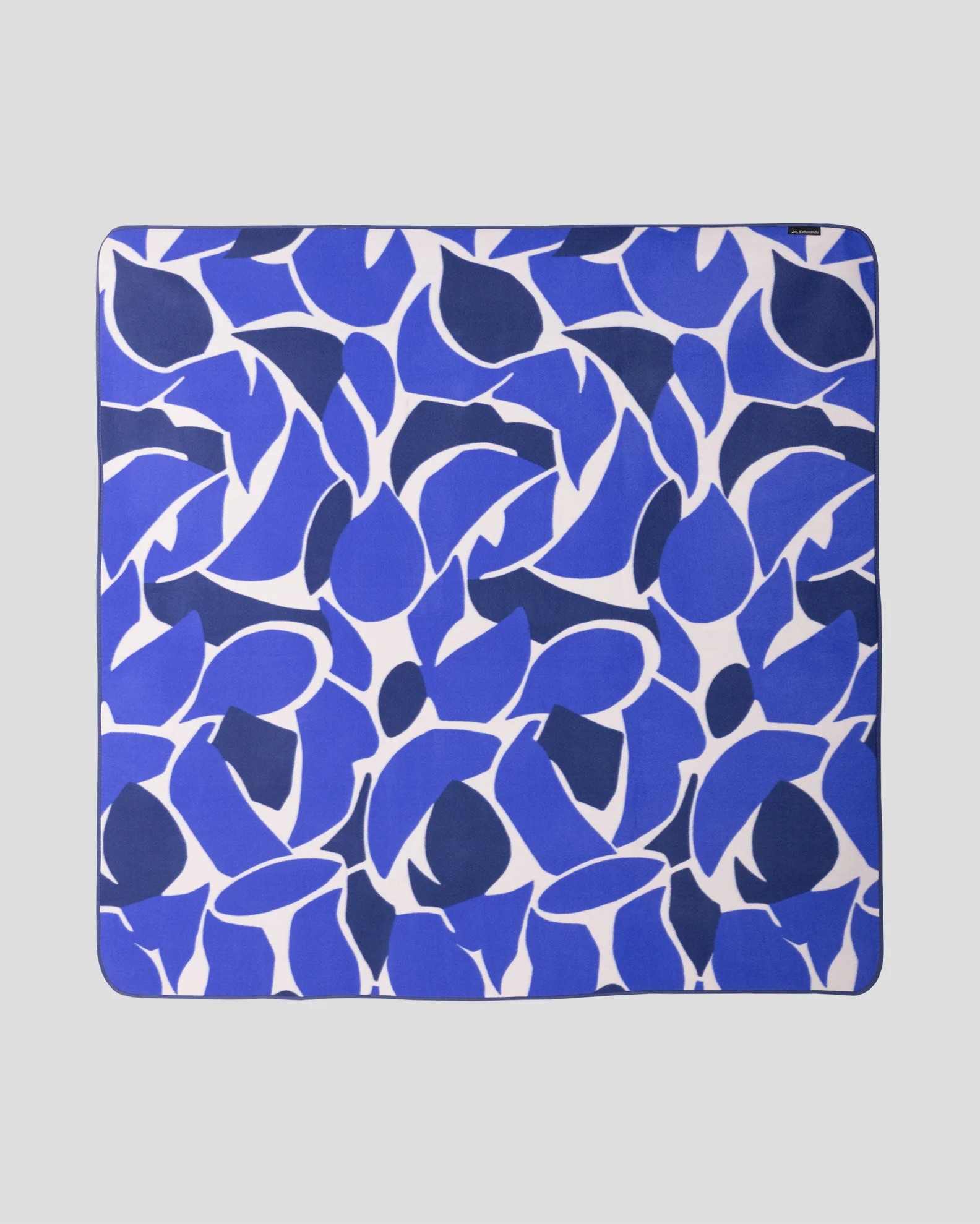 Roamer Picnic Rug - Large - Dark Peri Forest Floor Print - Image 2