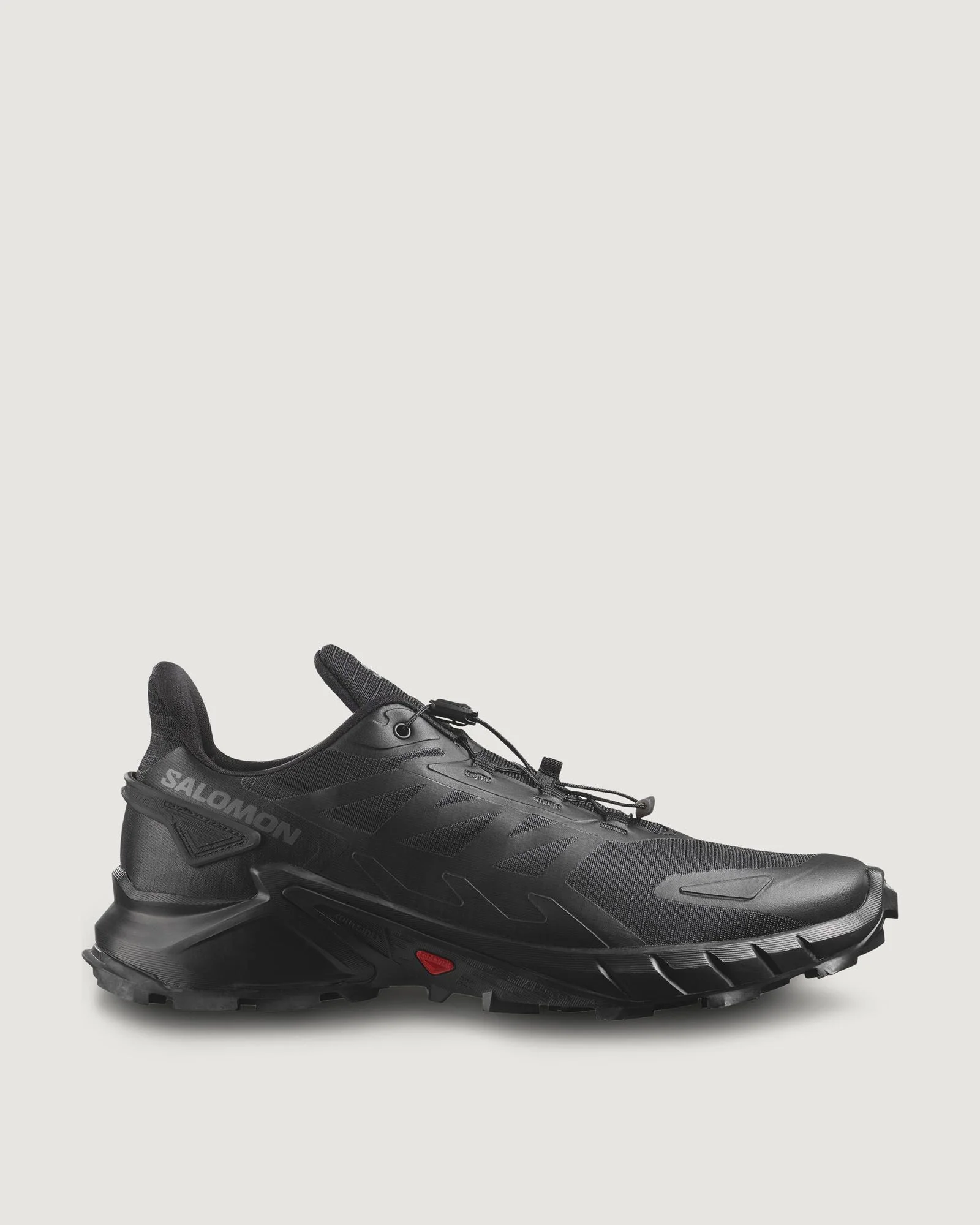 Men's Salomon SuperCross 4 Trail Running Shoes - Black/Black/Black