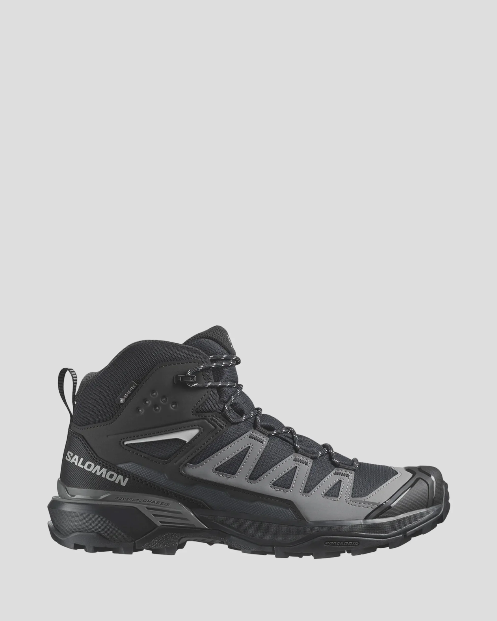 Men's Salomon X Ultra 360 Mid GTX Hiking Boots - Black/Magnet/Pewter