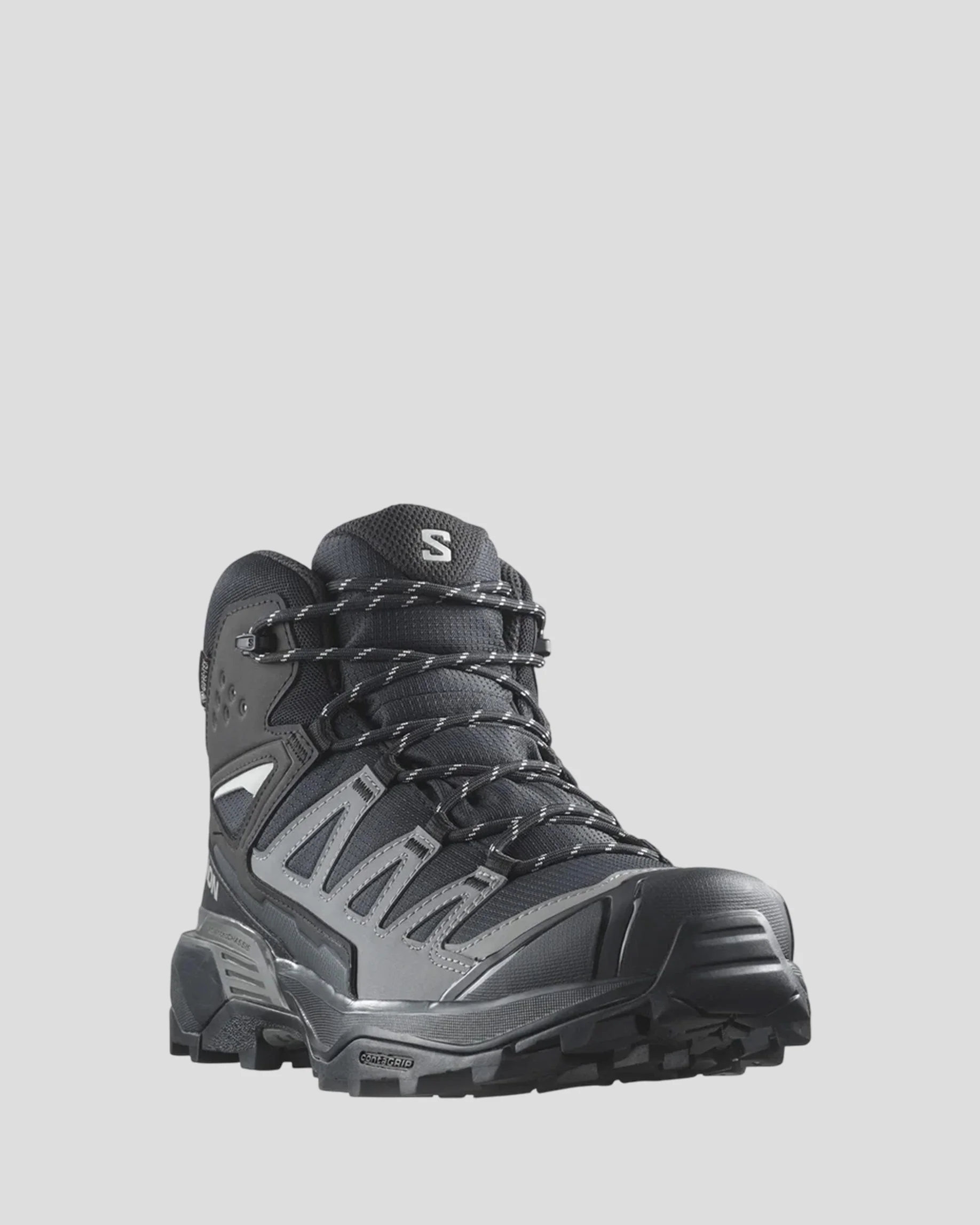Men's Salomon X Ultra 360 Mid GTX Hiking Boots - Black/Magnet/Pewter - Image 2
