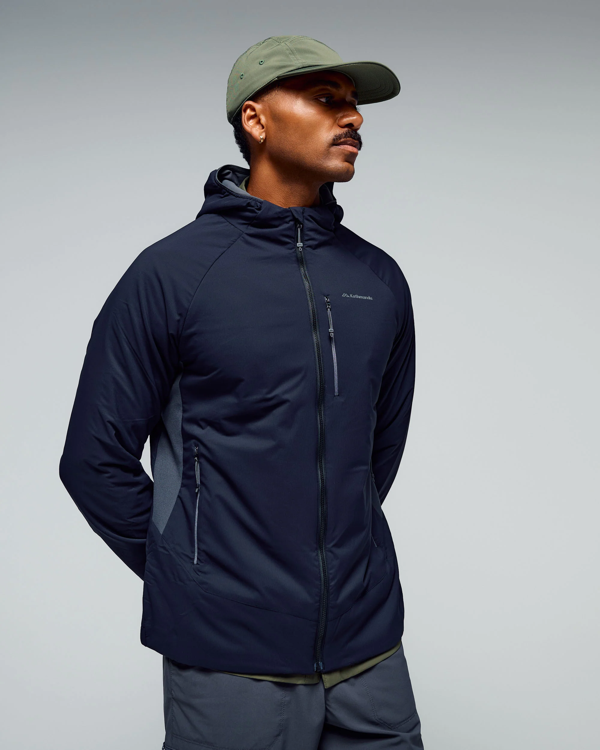 Men's Seeker PrimaLoft® Active Hooded Jacket - Black Stingray