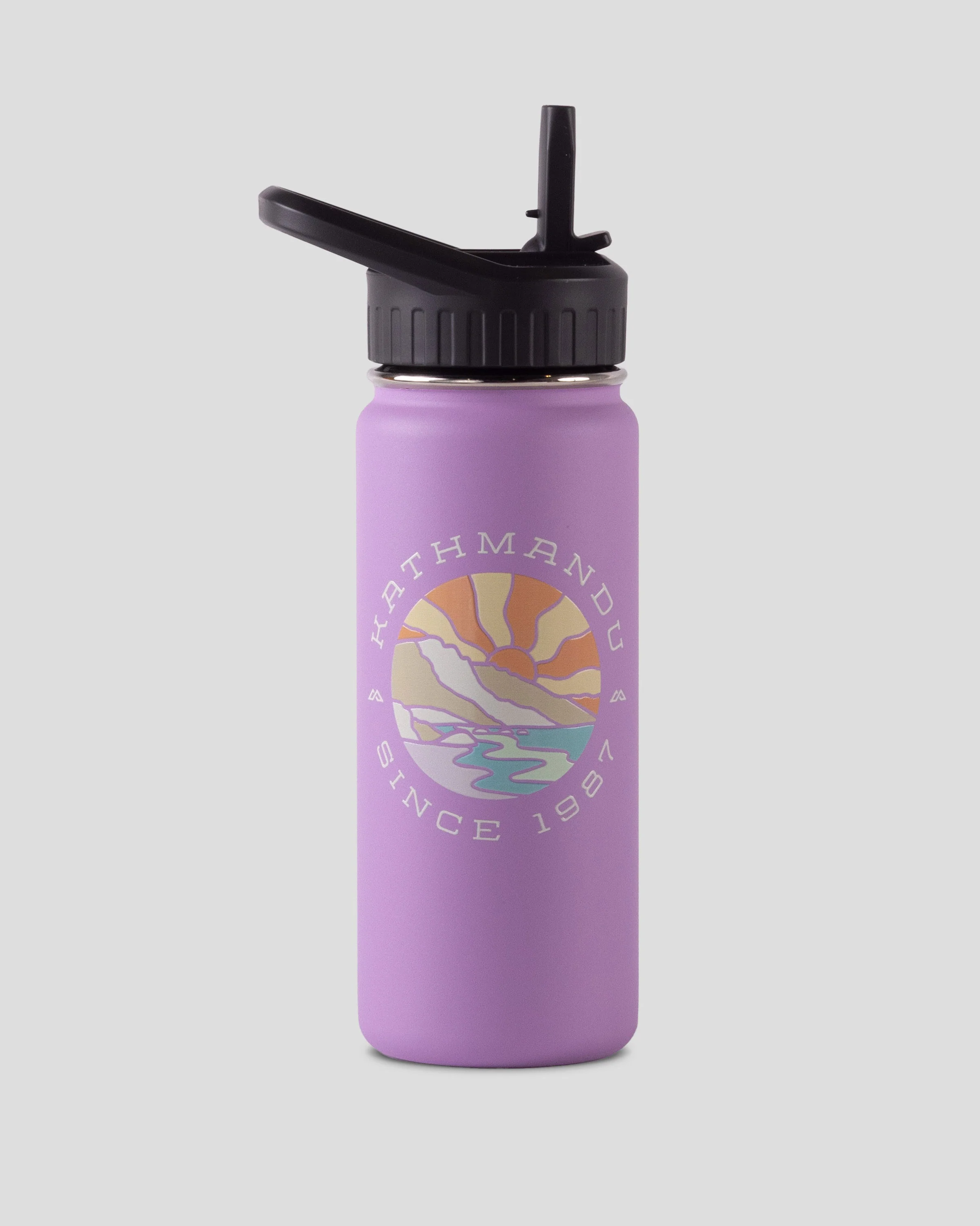 Kids' Straw Lid Insulated Bottle - 530 ml - Zen