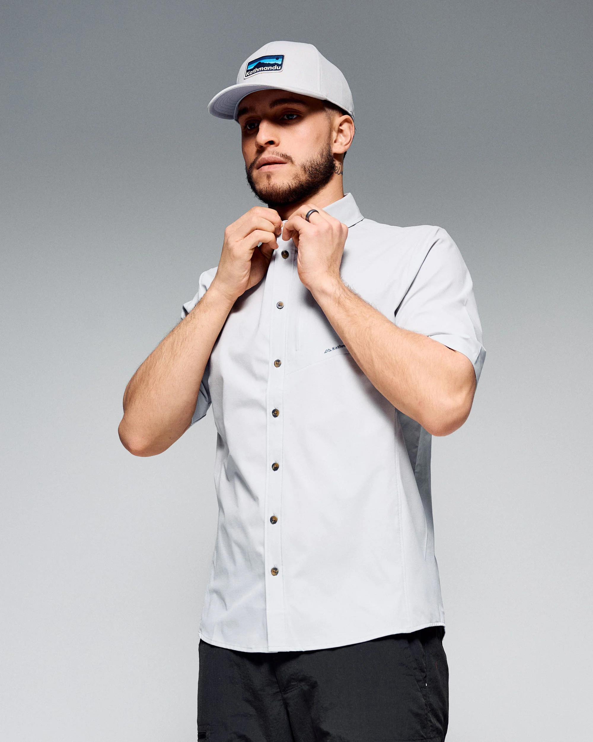 Men's Sun Breaker Short Sleeve Shirt - Mist - Image 3