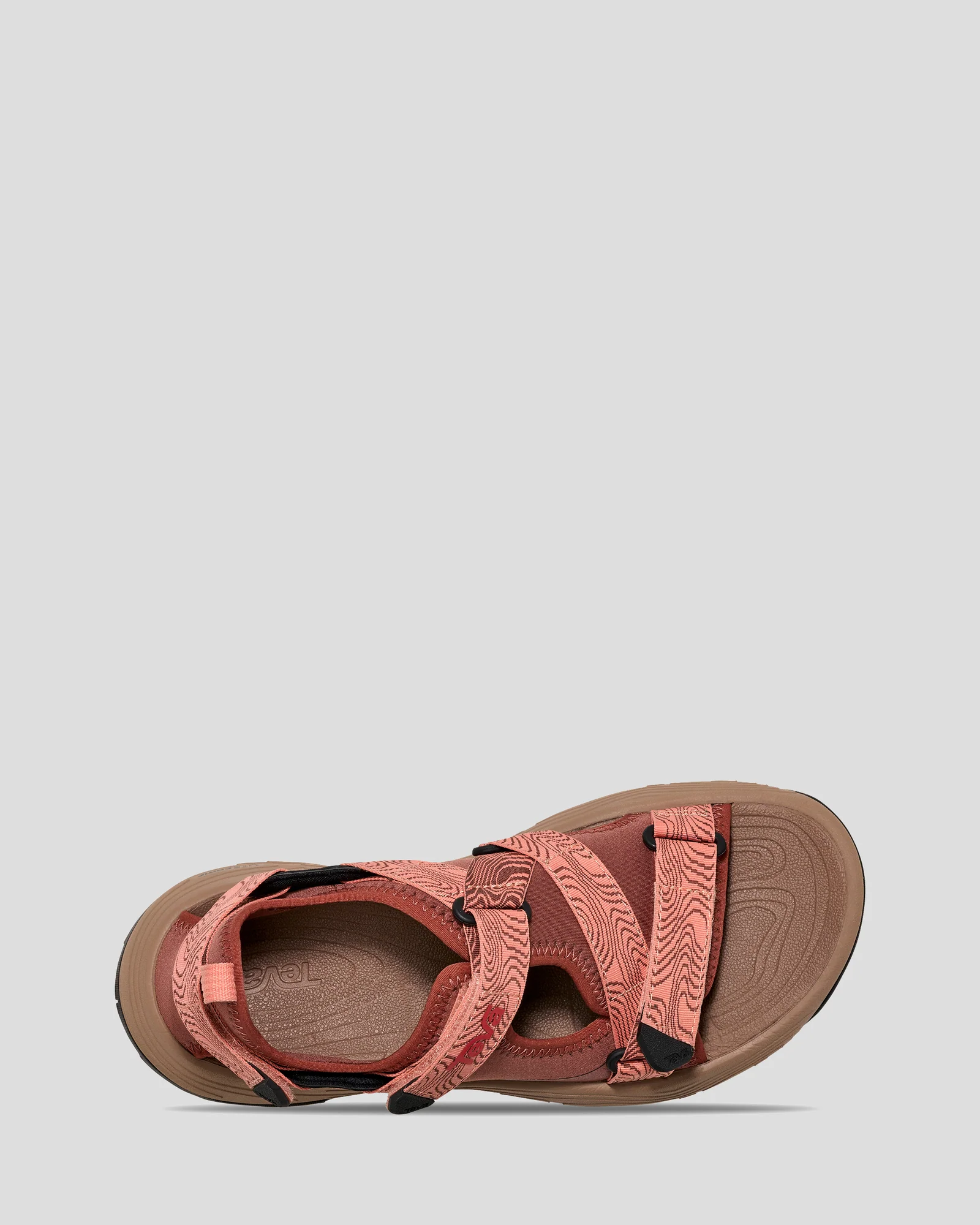 Women's Teva Grandview Max Sandal Sandals - Mahogony/Blooming Dahlia - Image 3