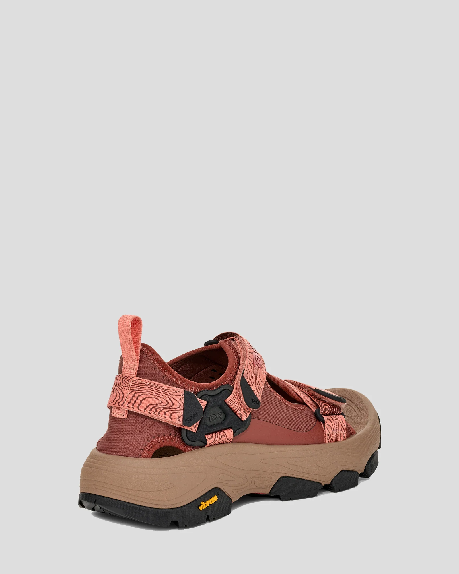 Women's Teva Grandview Max Sandal Sandals - Mahogony/Blooming Dahlia - Image 4