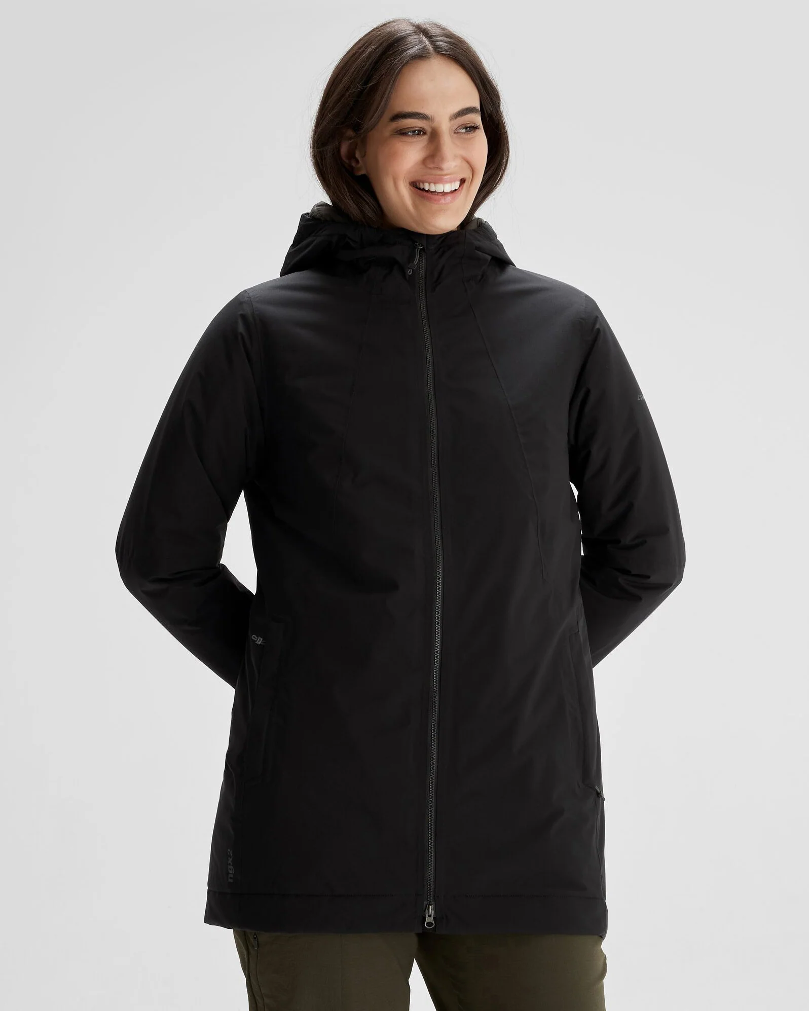 Women's Trailhead 2L Insulated Rain Parka - Black Stingray