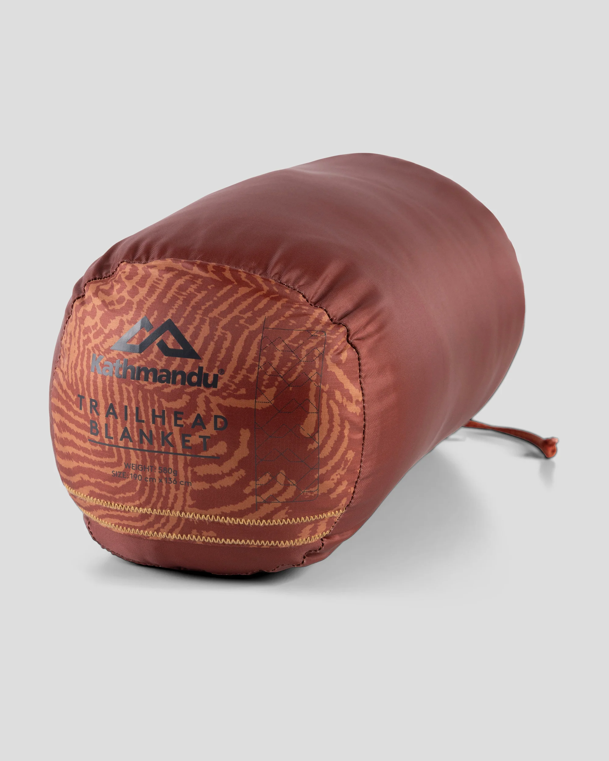 Trailhead Blanket - Redwood Nature Lines Print - Image 3