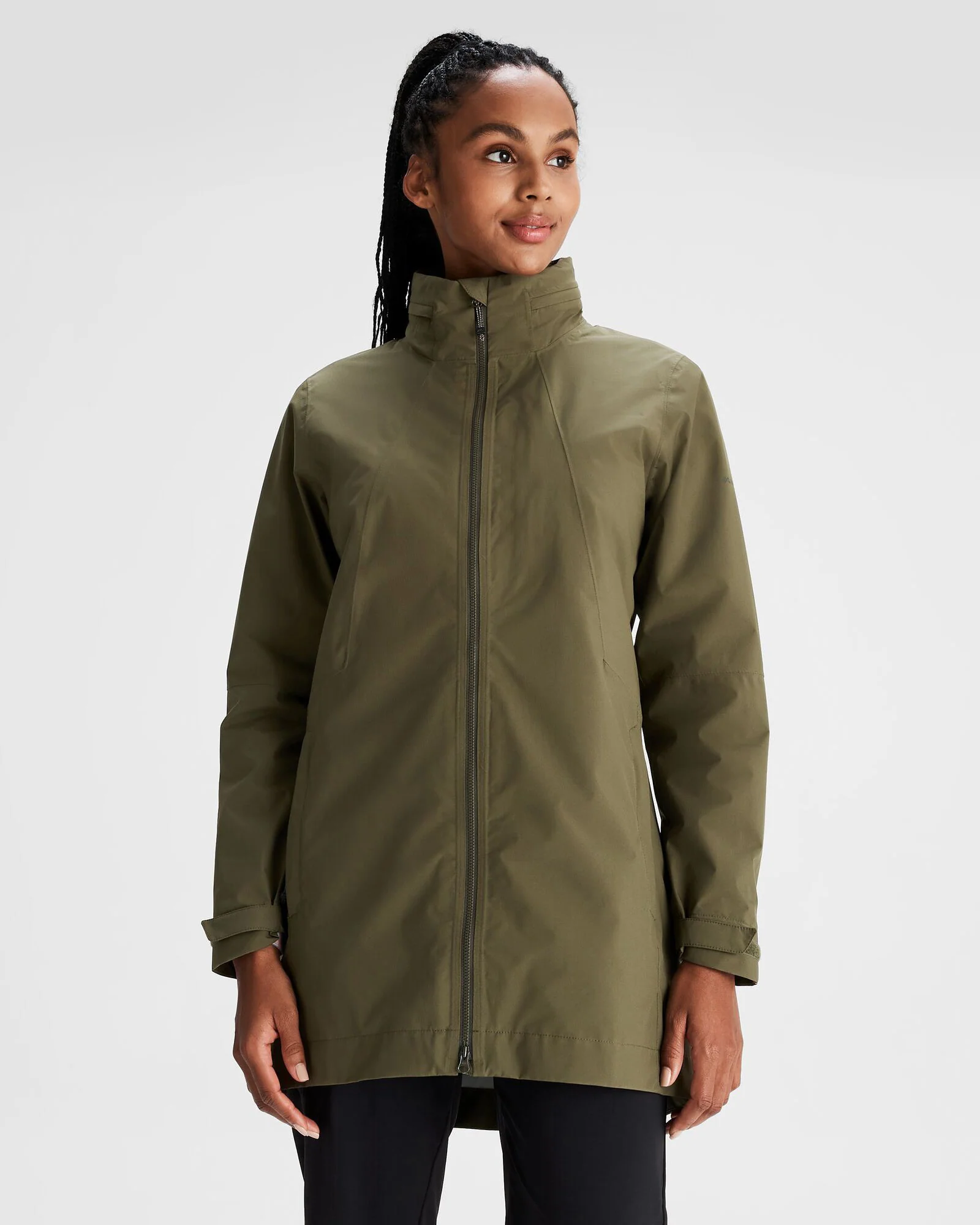 Women's Trailhead Stretch 2.5-layer Rain Parka - Light Moss