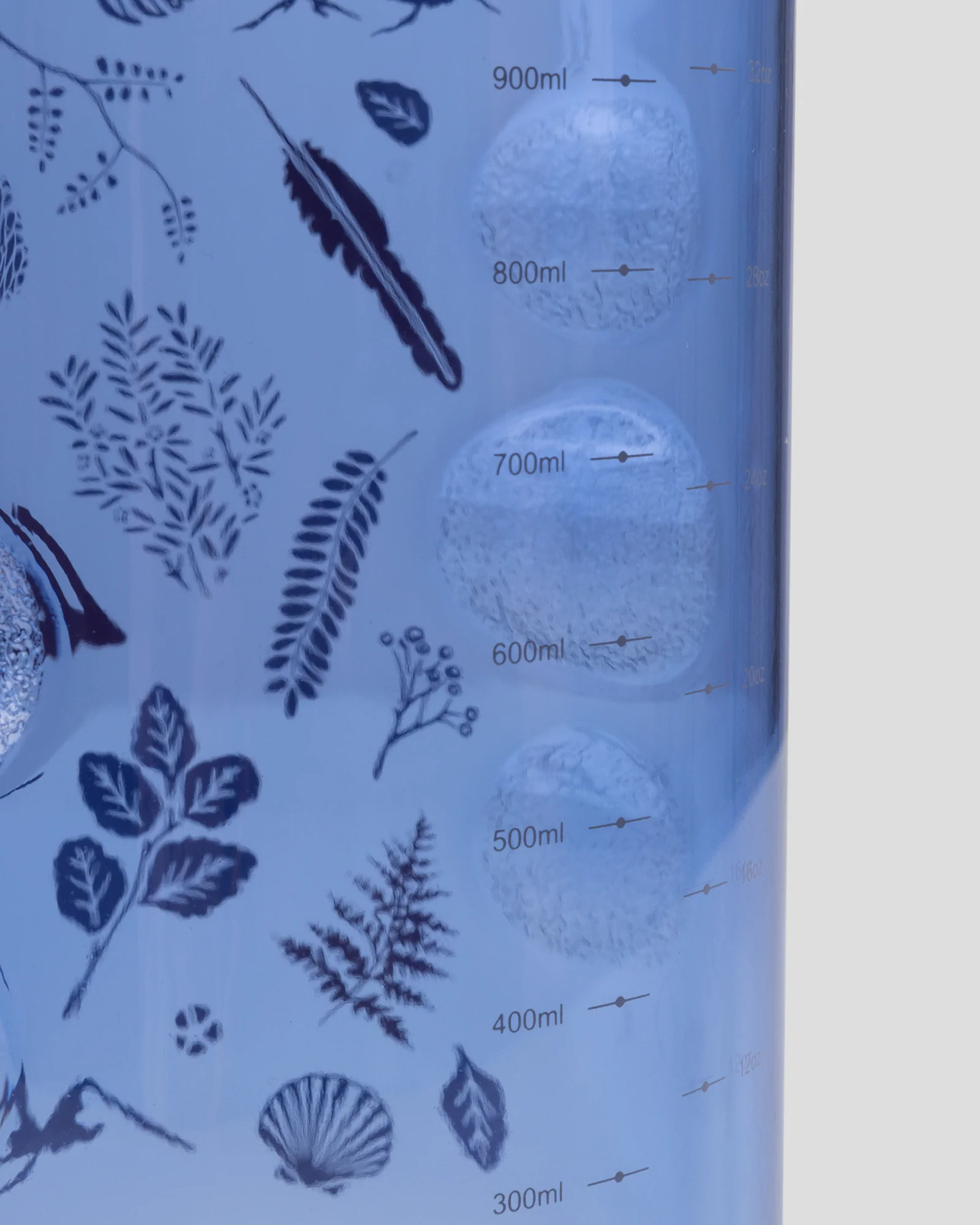 Tritan Wide Mouth 1L Water Bottle - Dark Peri Nature Icons - Image 6
