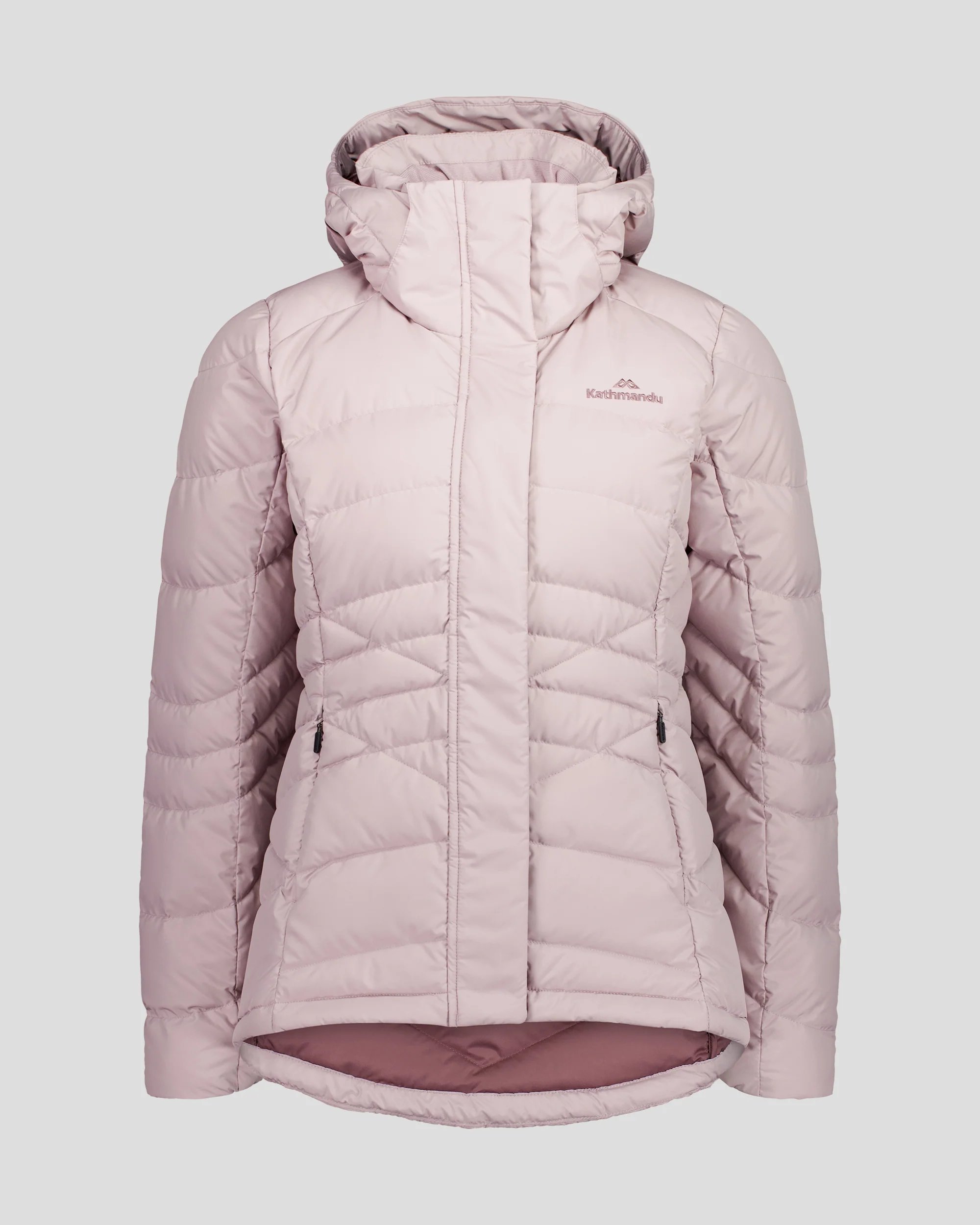 Women's Winterburn Hooded Down Jacket - Light Thistle - Image 7