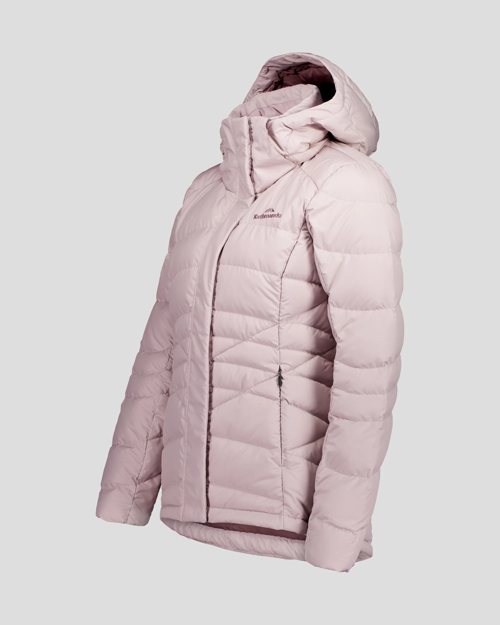 Women's Winterburn Hooded Down Jacket - Light Thistle - Image 8