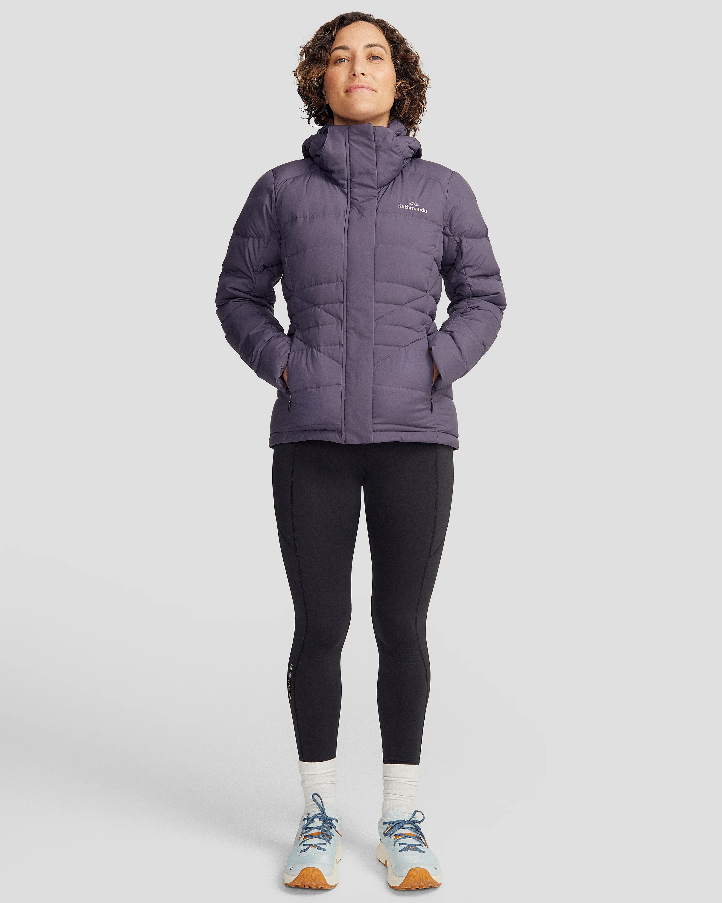 Women's Winterburn Hooded Down Jacket - Orbit - Image 2