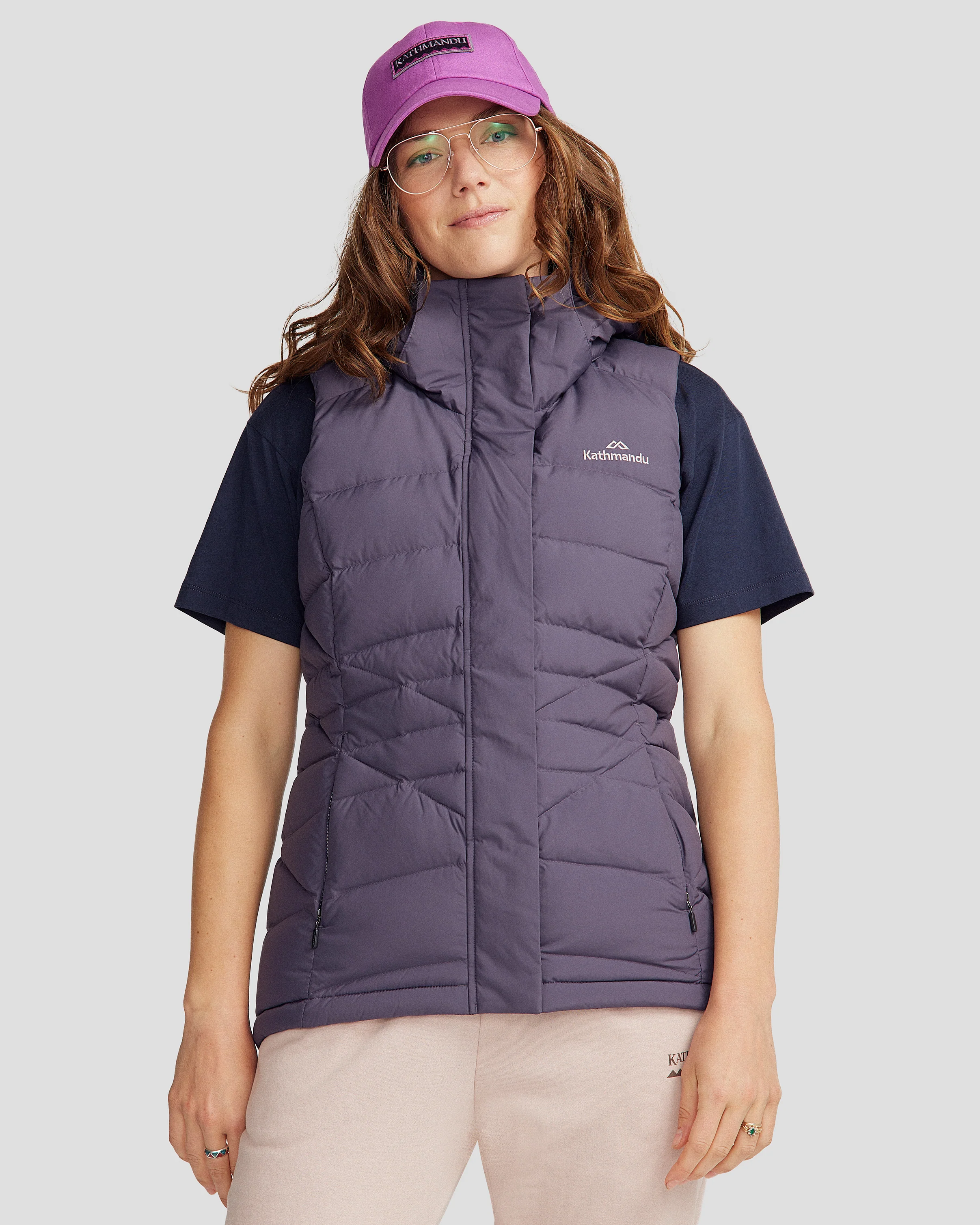 Women's Winterburn Hooded Down Vest - Orbit