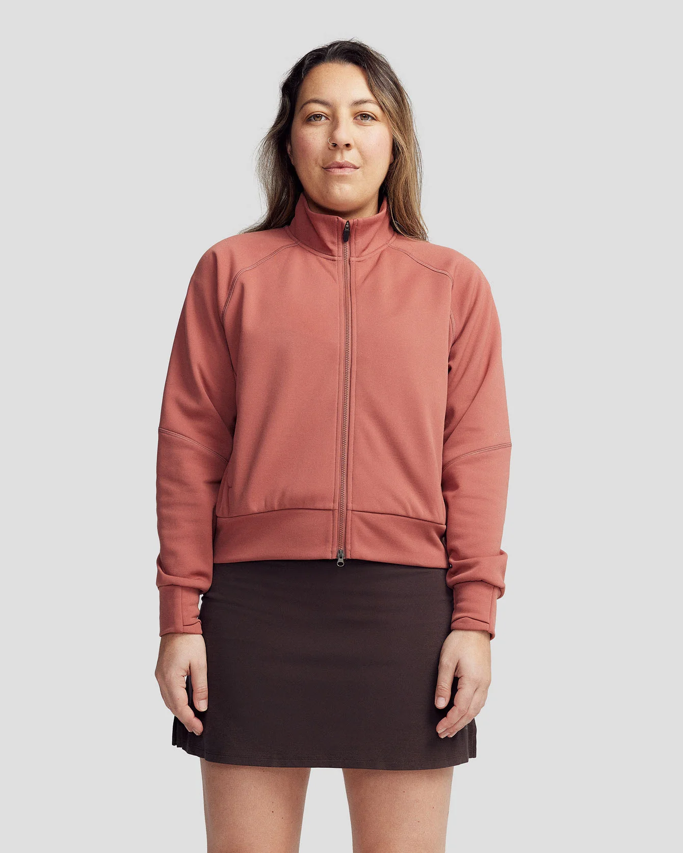 Women’s Anytime Bomber Jacket - Dark Clay