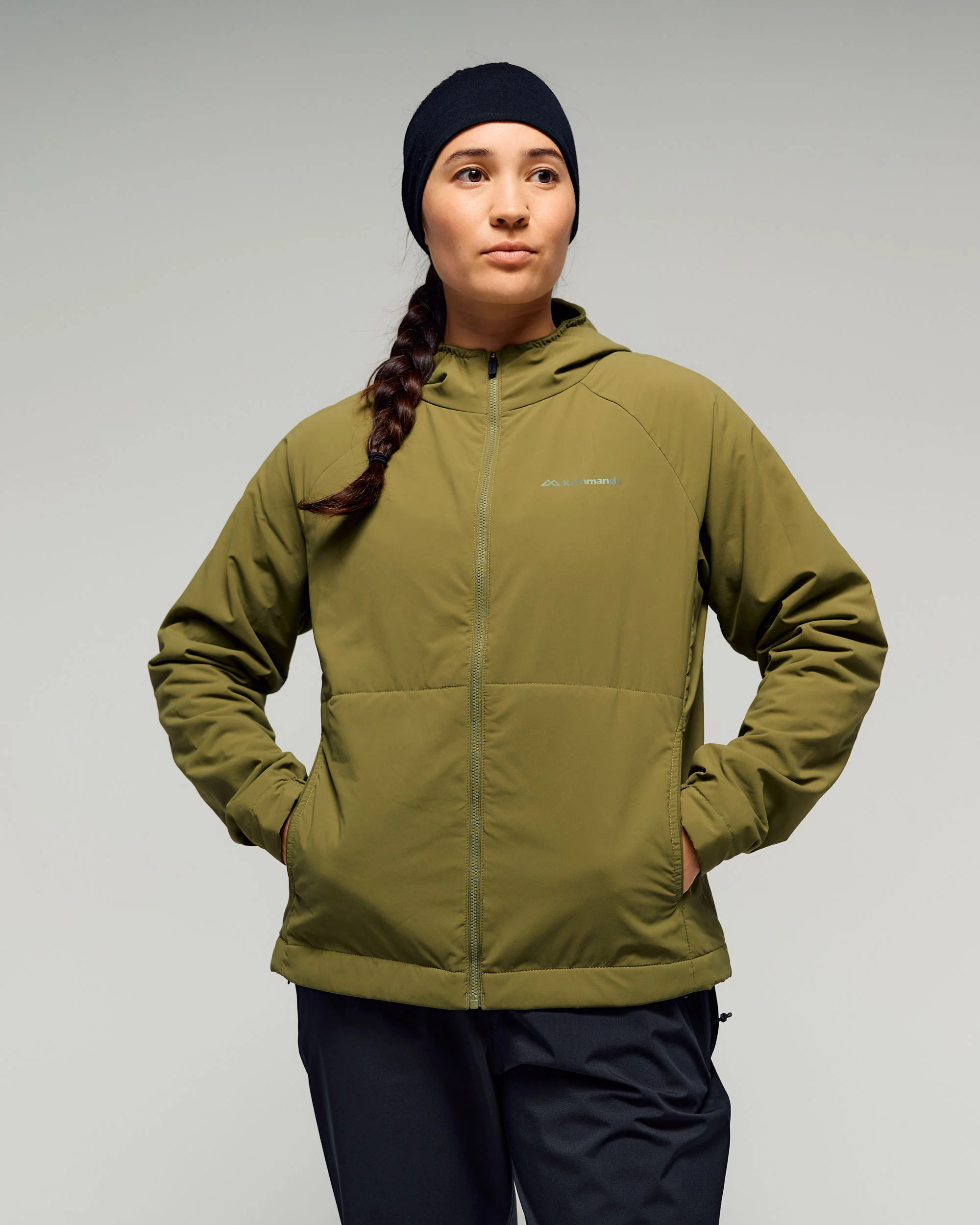 Women's Anytime LT Insulated Hooded Jacket - Dark Fern