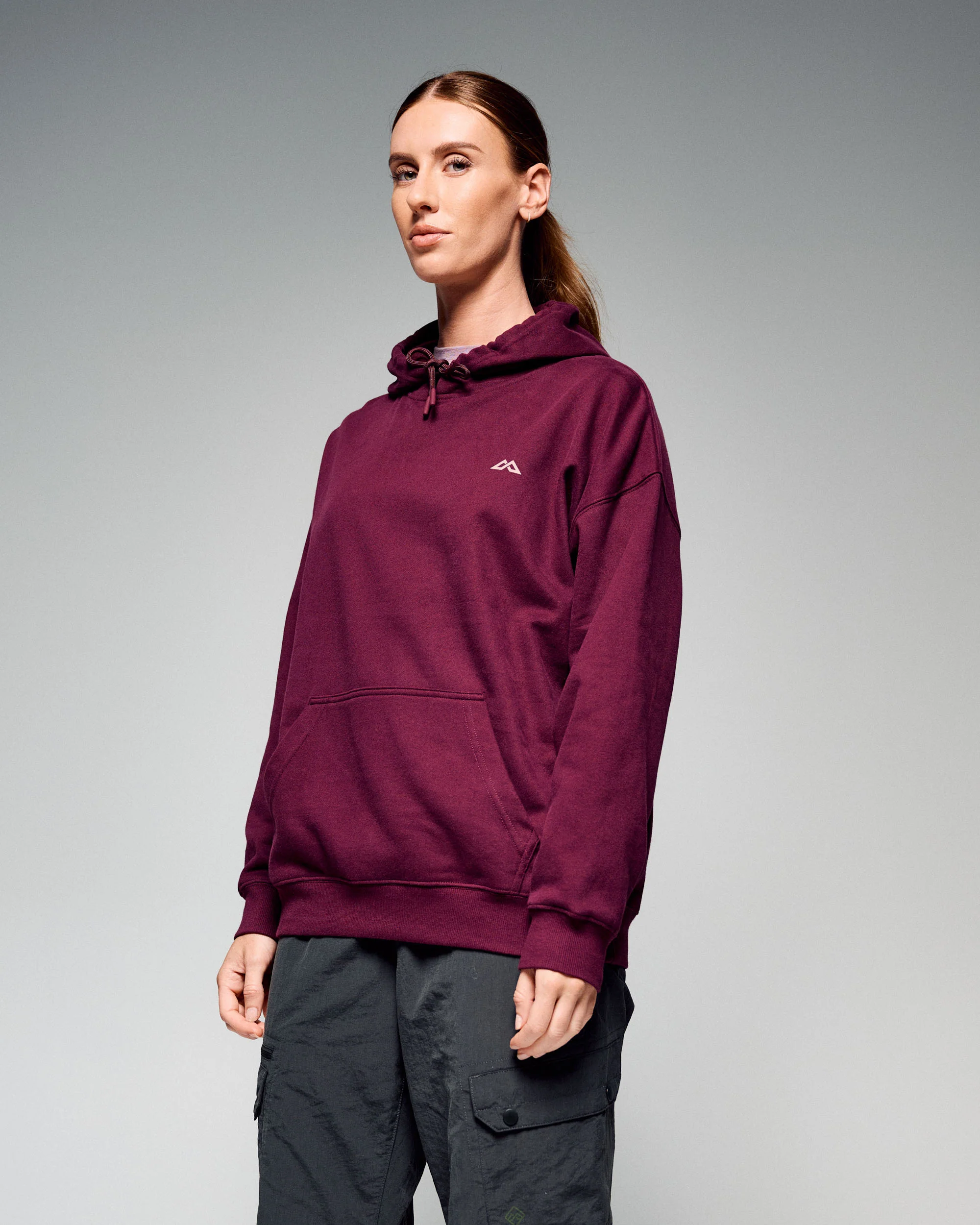 Women's Braided River Hoodie - Mulberry