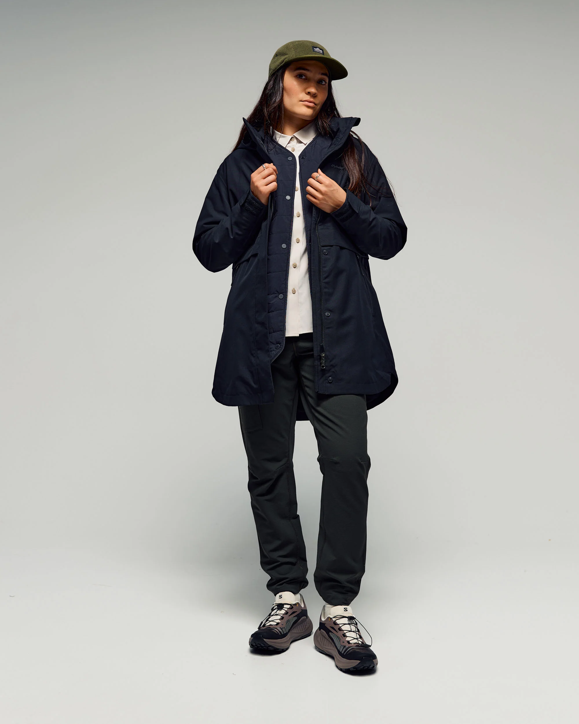 Women's Citytrek 2L Rain Insulated 3in1 Parka - Black Stingray