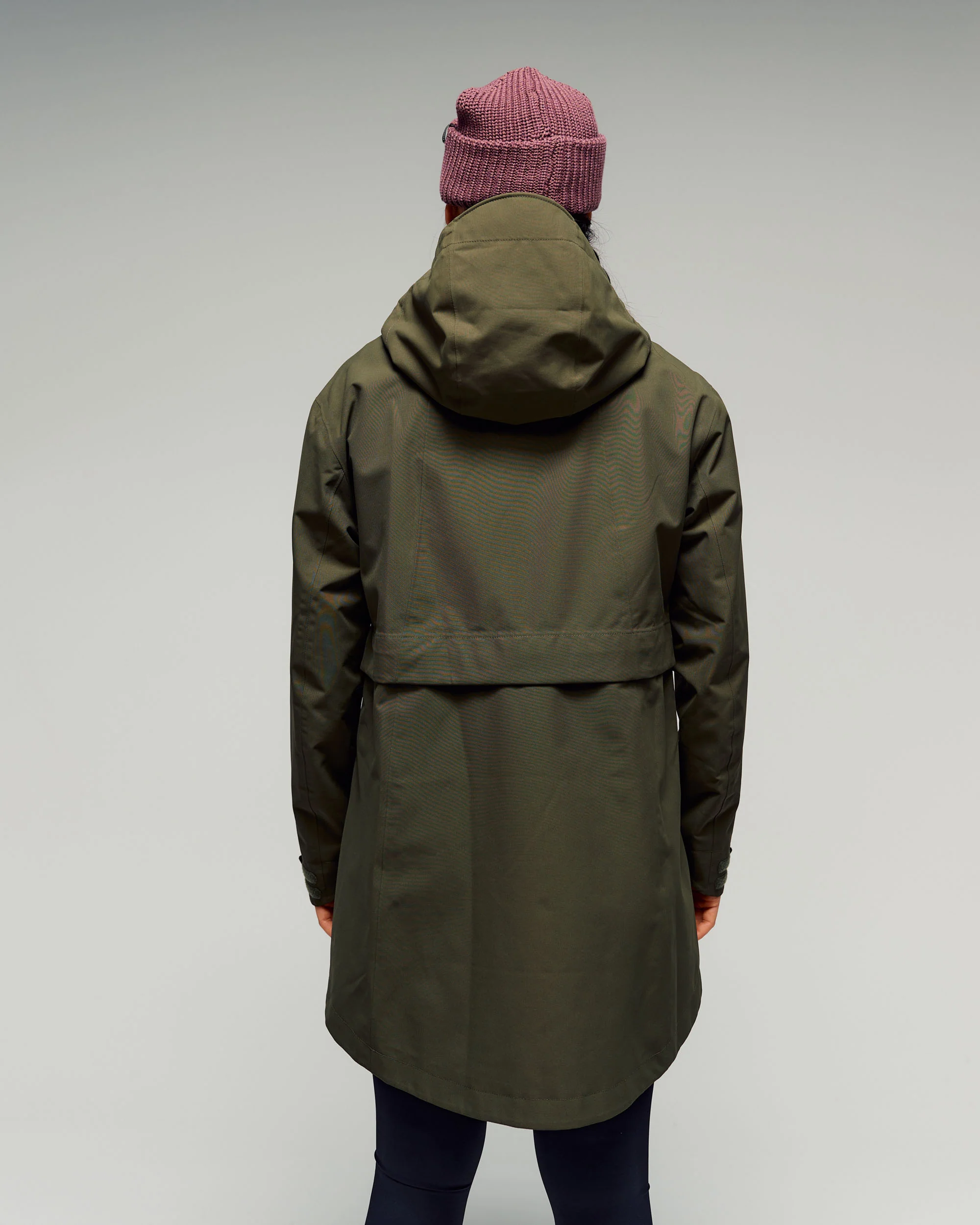 Women's Citytrek 2L Rain Insulated 3in1 Parka - Light Moss - Image 9
