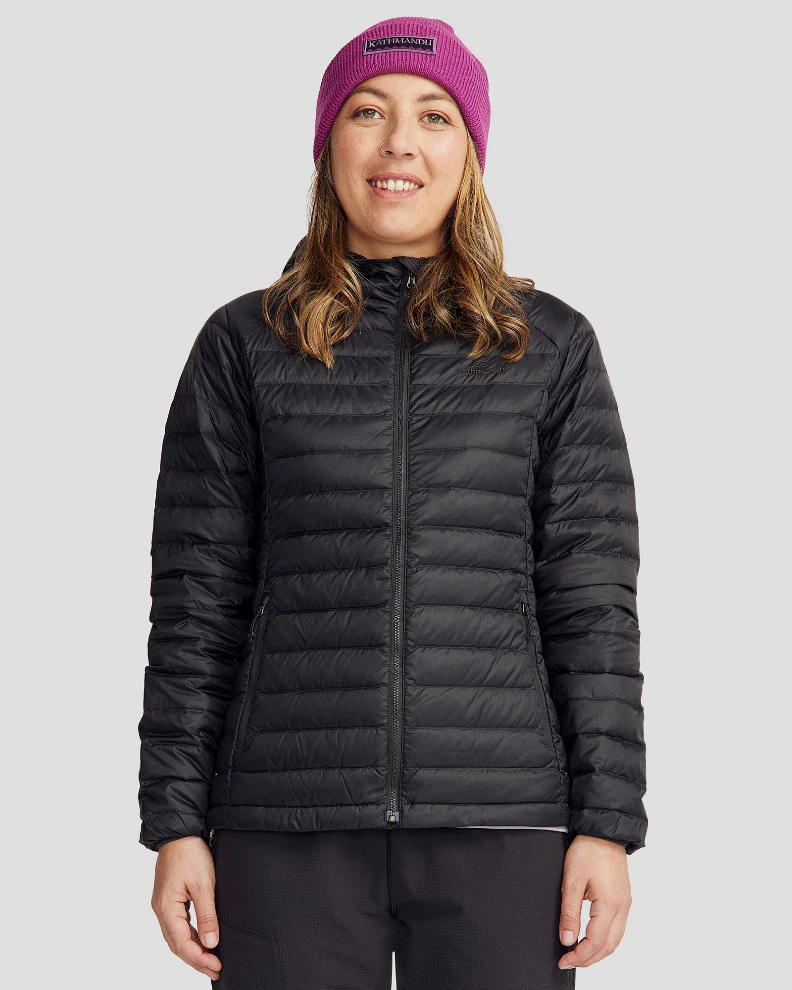 Women's Heli Down Hooded Jacket 3.0 - Black Stingray