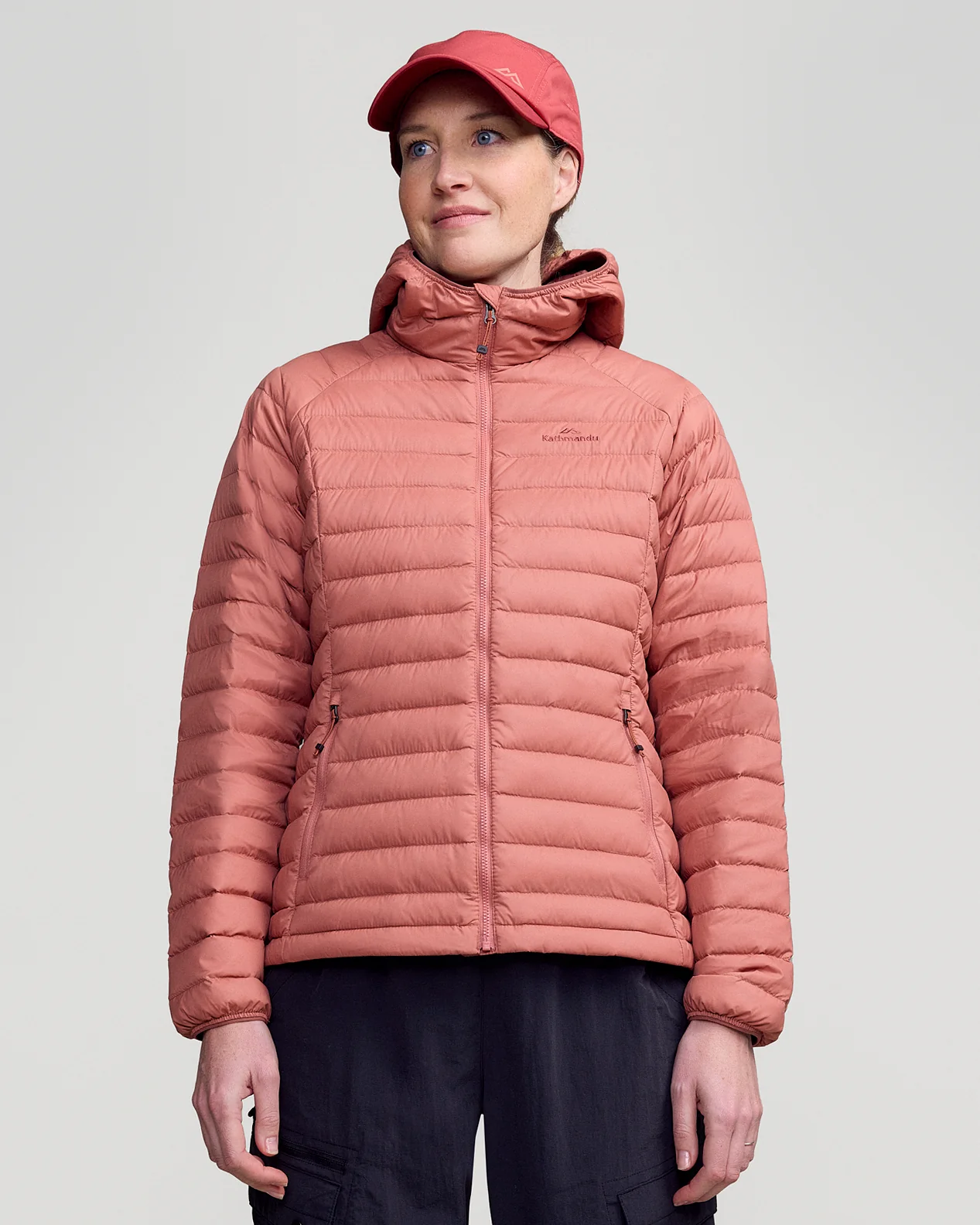 Women's Heli Down Hooded Jacket v3 - Clay
