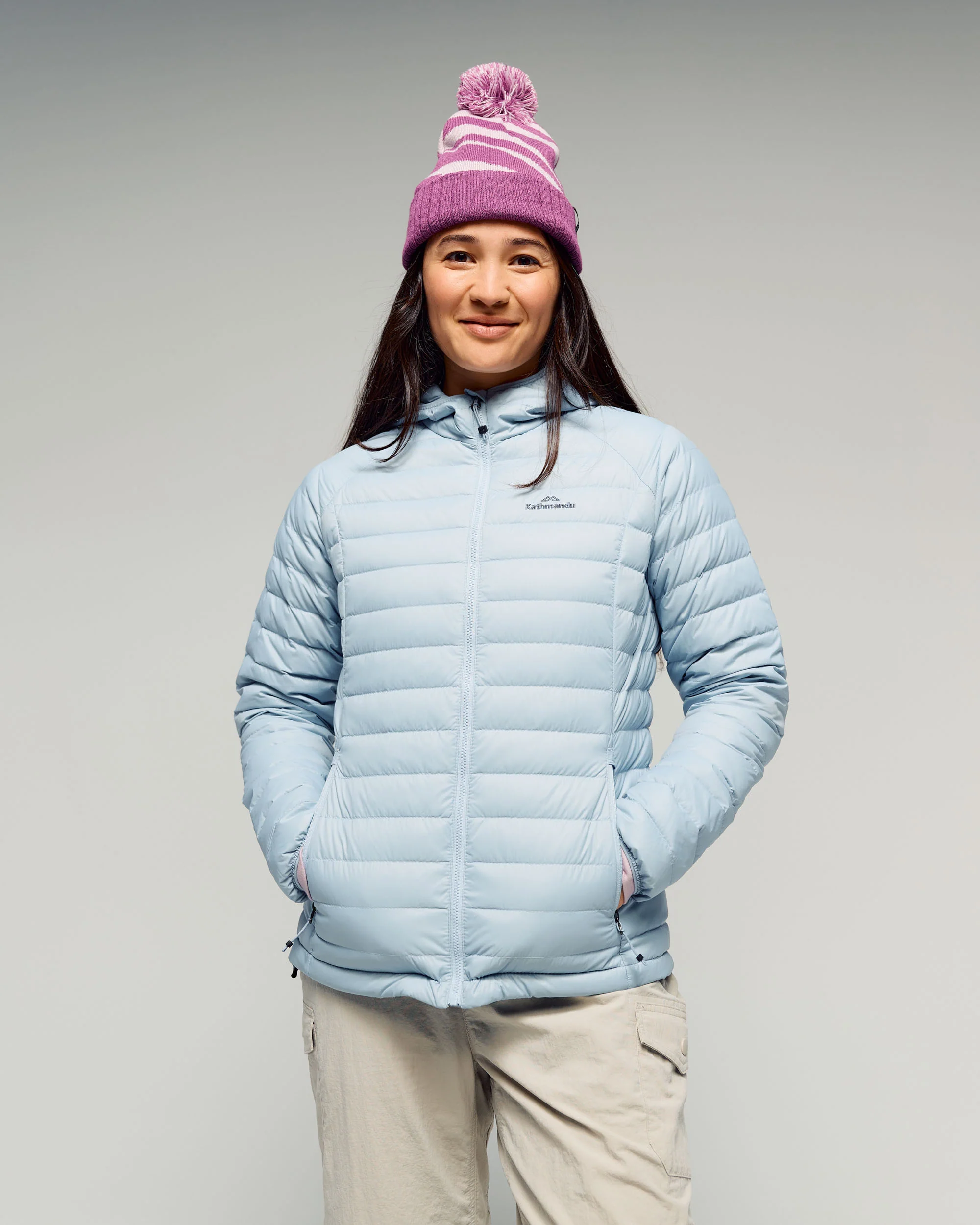 Women's Heli Down Hooded Jacket 3.0 - Tech Blue
