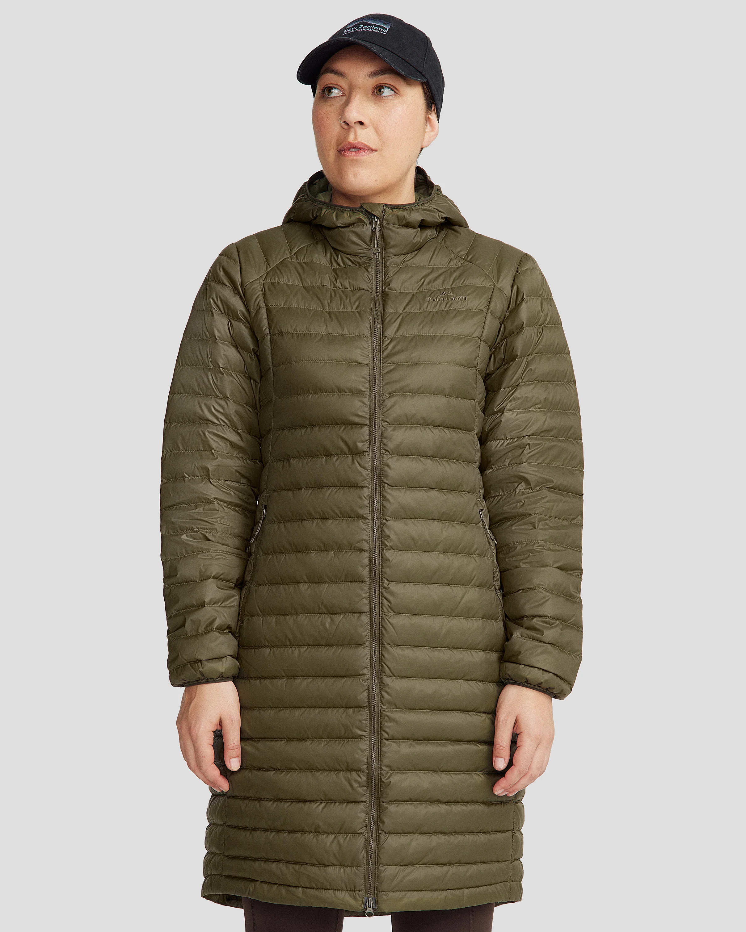 Women's Heli Down Parka Jacket - Light Moss