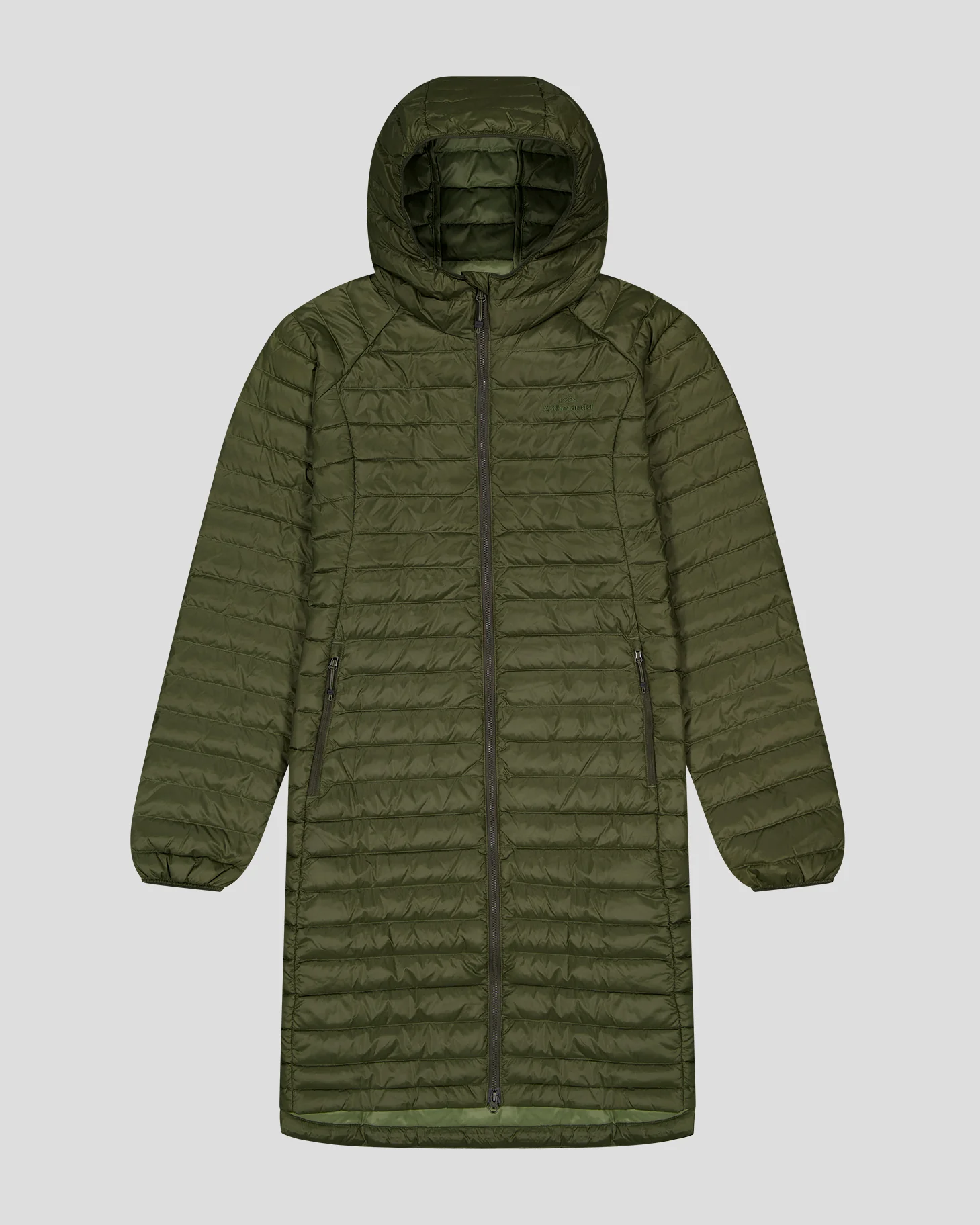 Women's Heli Down Parka Jacket - Light Moss - Image 6