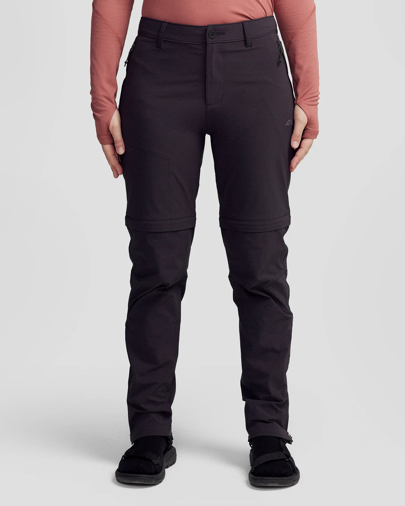 Women's Ridge Convertible Pants - Black Stingray
