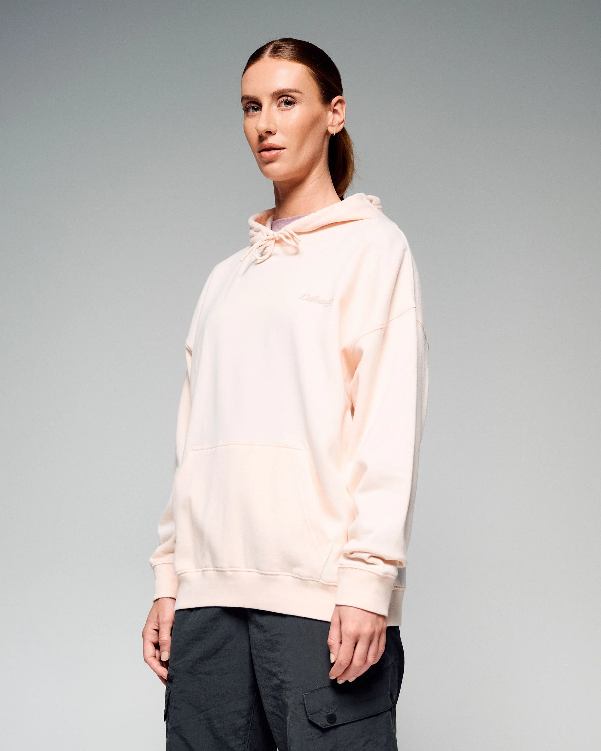 Women’s River Relaxed Hoodie - Peachy - Image 2