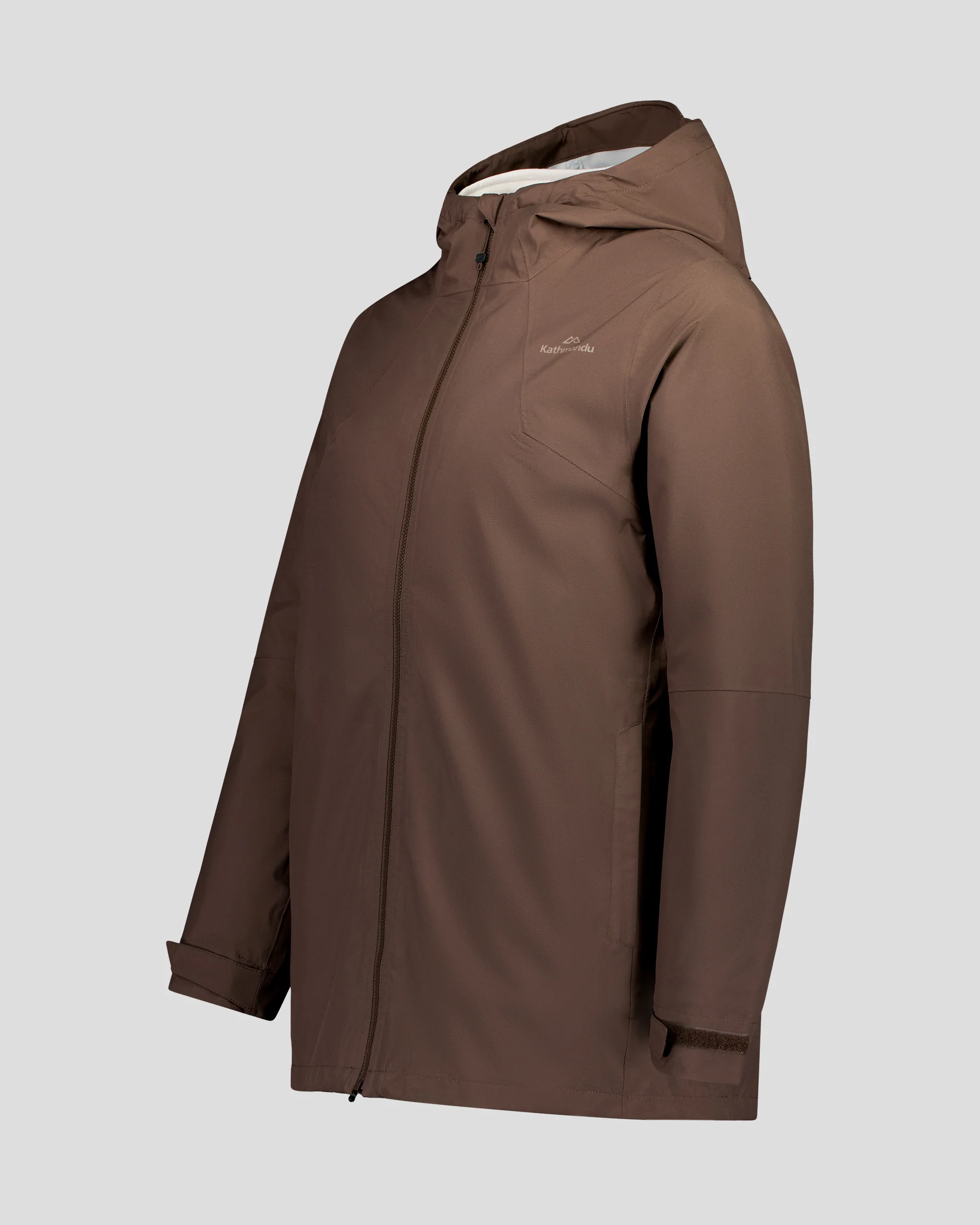 Women's Trailhead 3in1 Rain Hooded Jacket - Dark Taupe/Shroom - Image 2