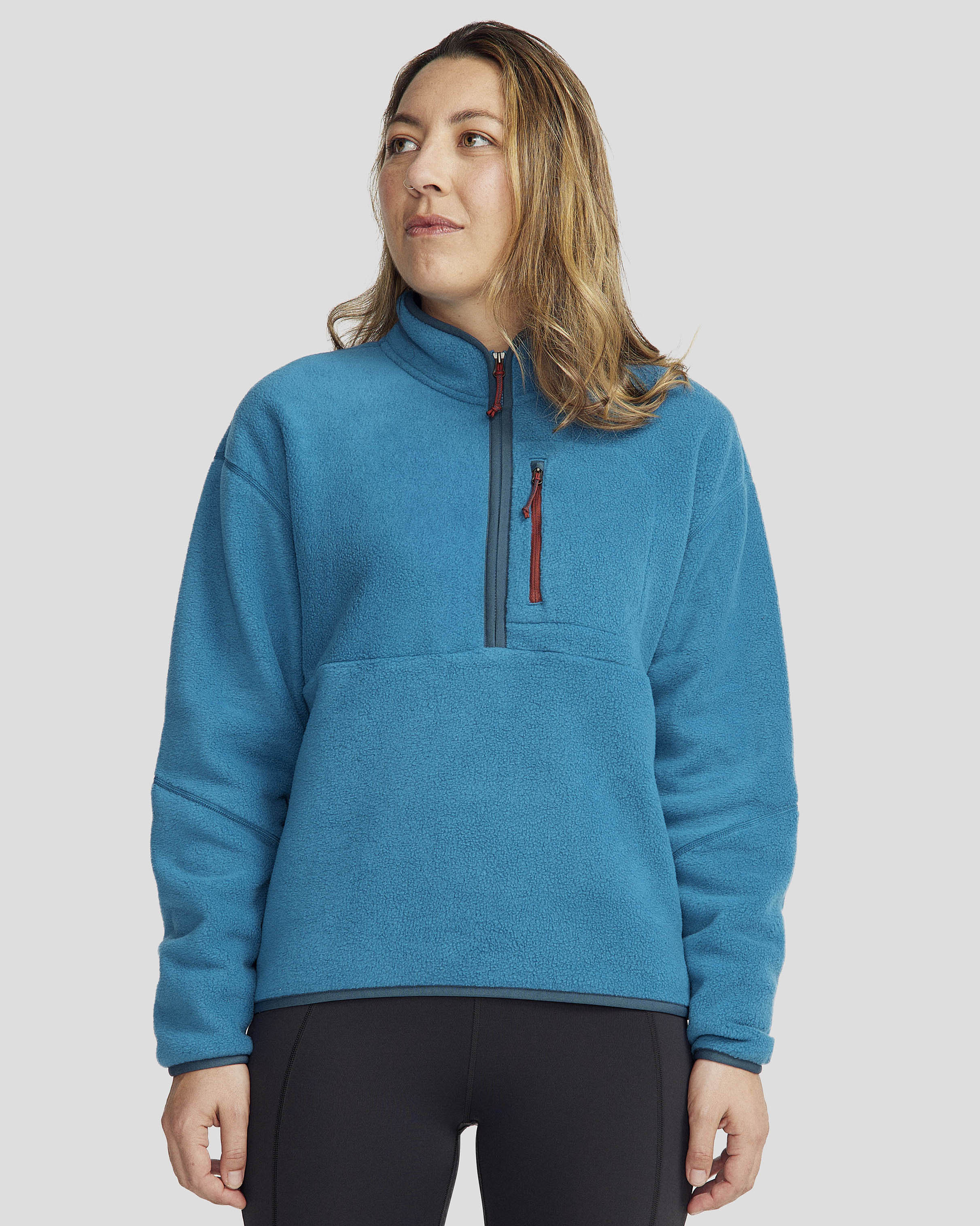 Women's Trailhead Fleece 1/4 Zip Pullover - Dark Eddy