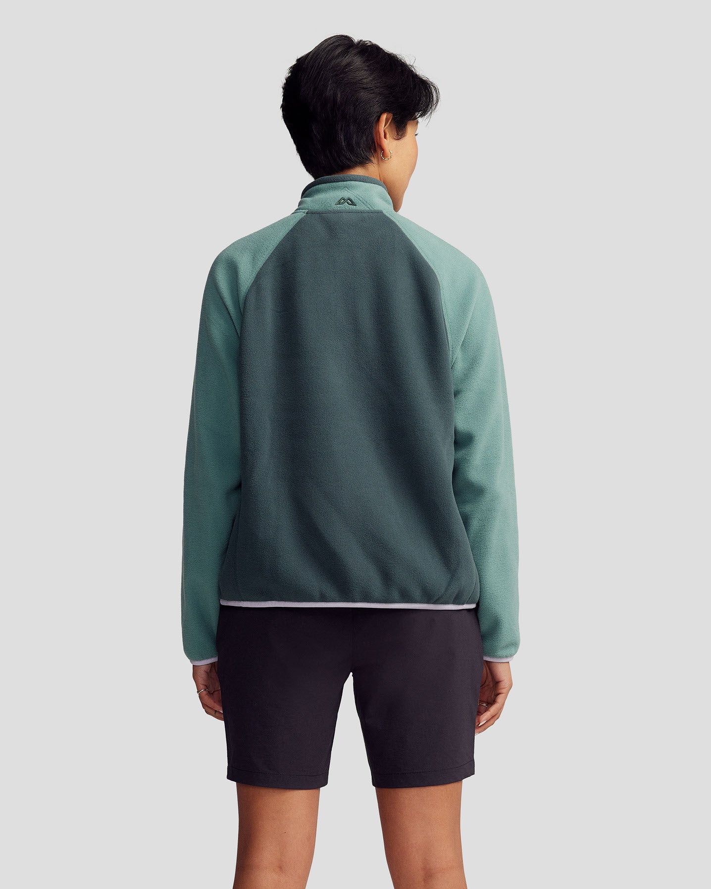 Women’s Trailhead Fleece Lightweight Pullover - Light Forest/Deep Forest - Image 4