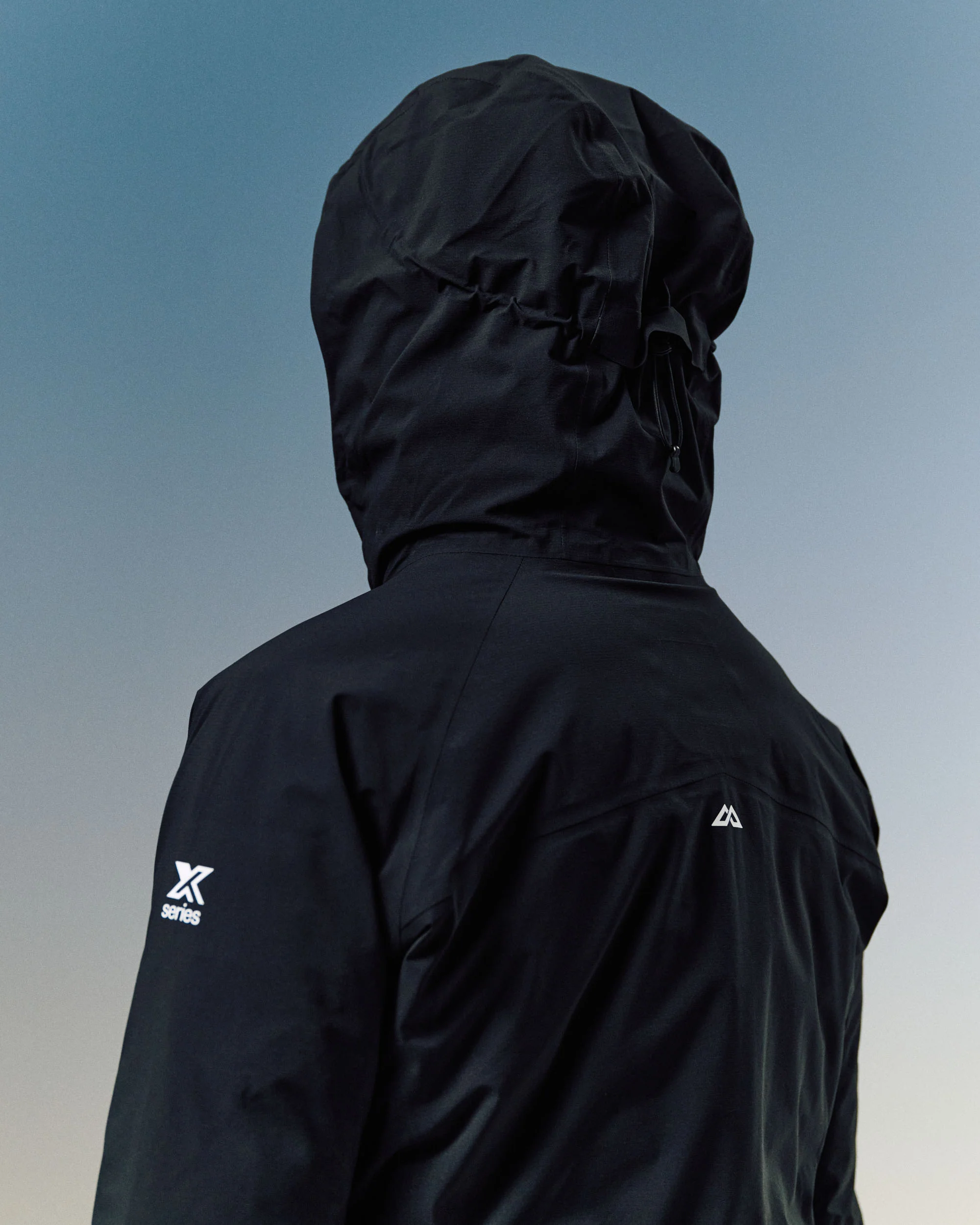 Women's XT Series Cordura 3L Rain Jacket - Black Stingray - Image 5