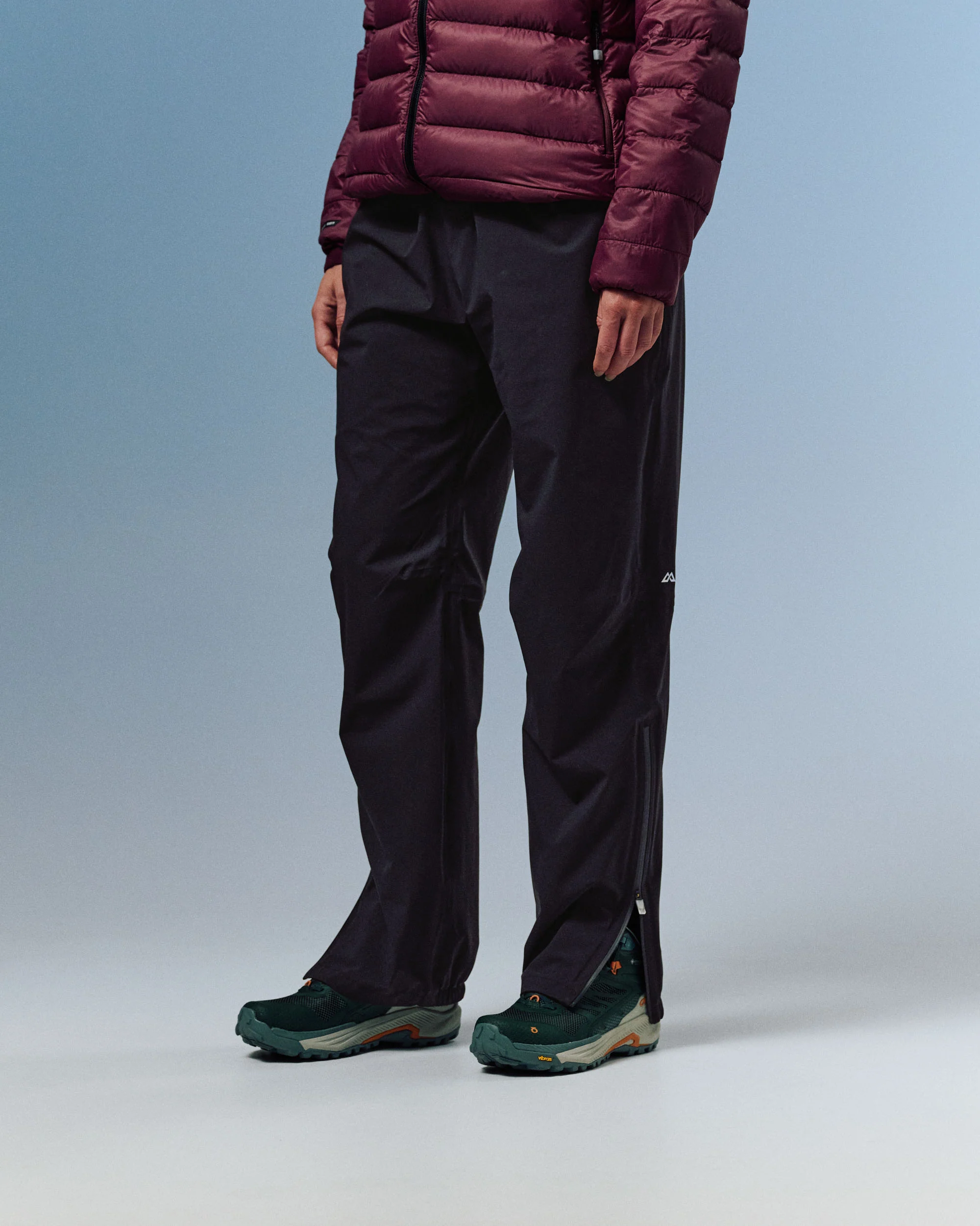 Women's XT Series Cordura 3L Rain Pant - Black Stingray - Image 2