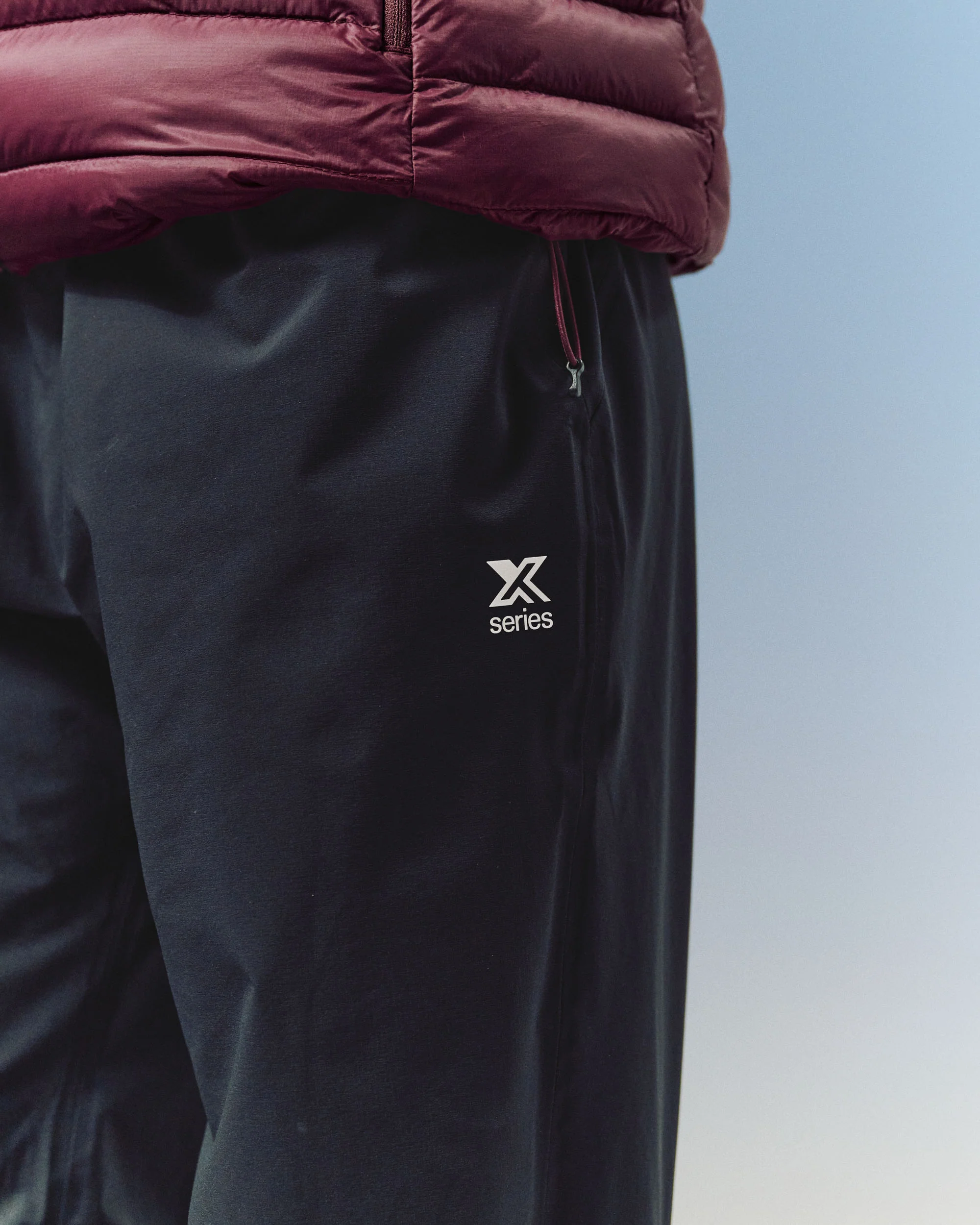 Women's XT Series Cordura 3L Rain Pant - Black Stingray - Image 3