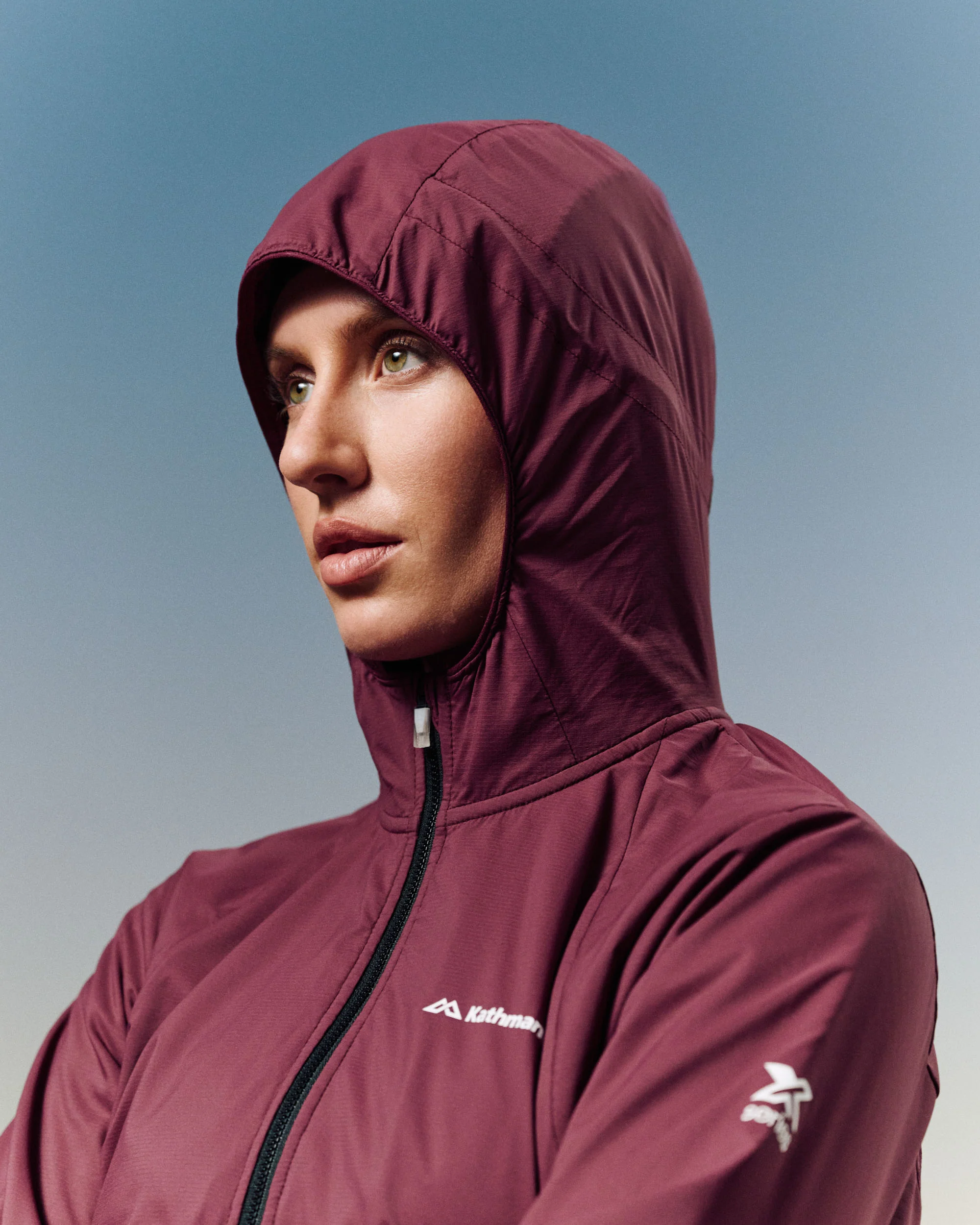 Women's XT Series Hybrid Octa Fleece Hood Jacket - Mulberry - Image 2